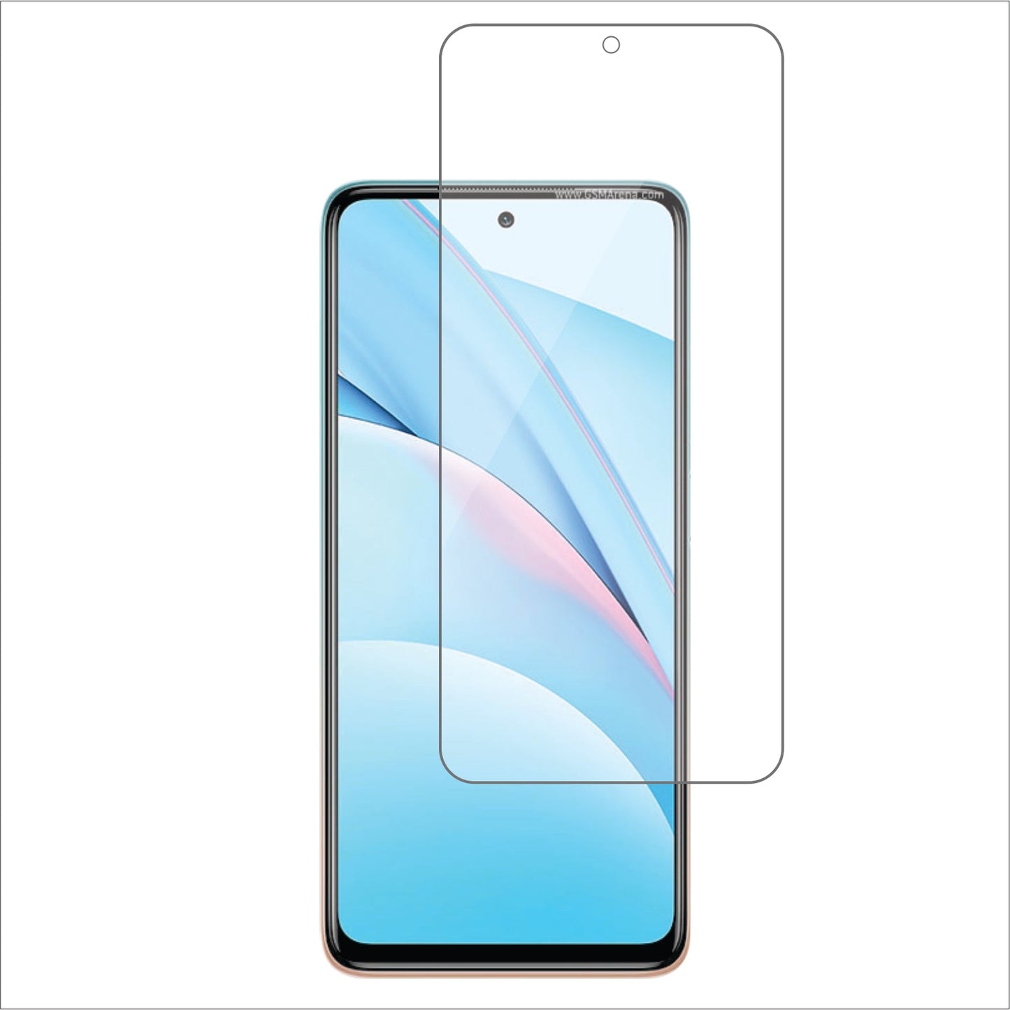 Xiaomi Mi 10T Lite 5G Mobile Screen Protector Glossy Mobile Screen Guard (Pack of 1)
