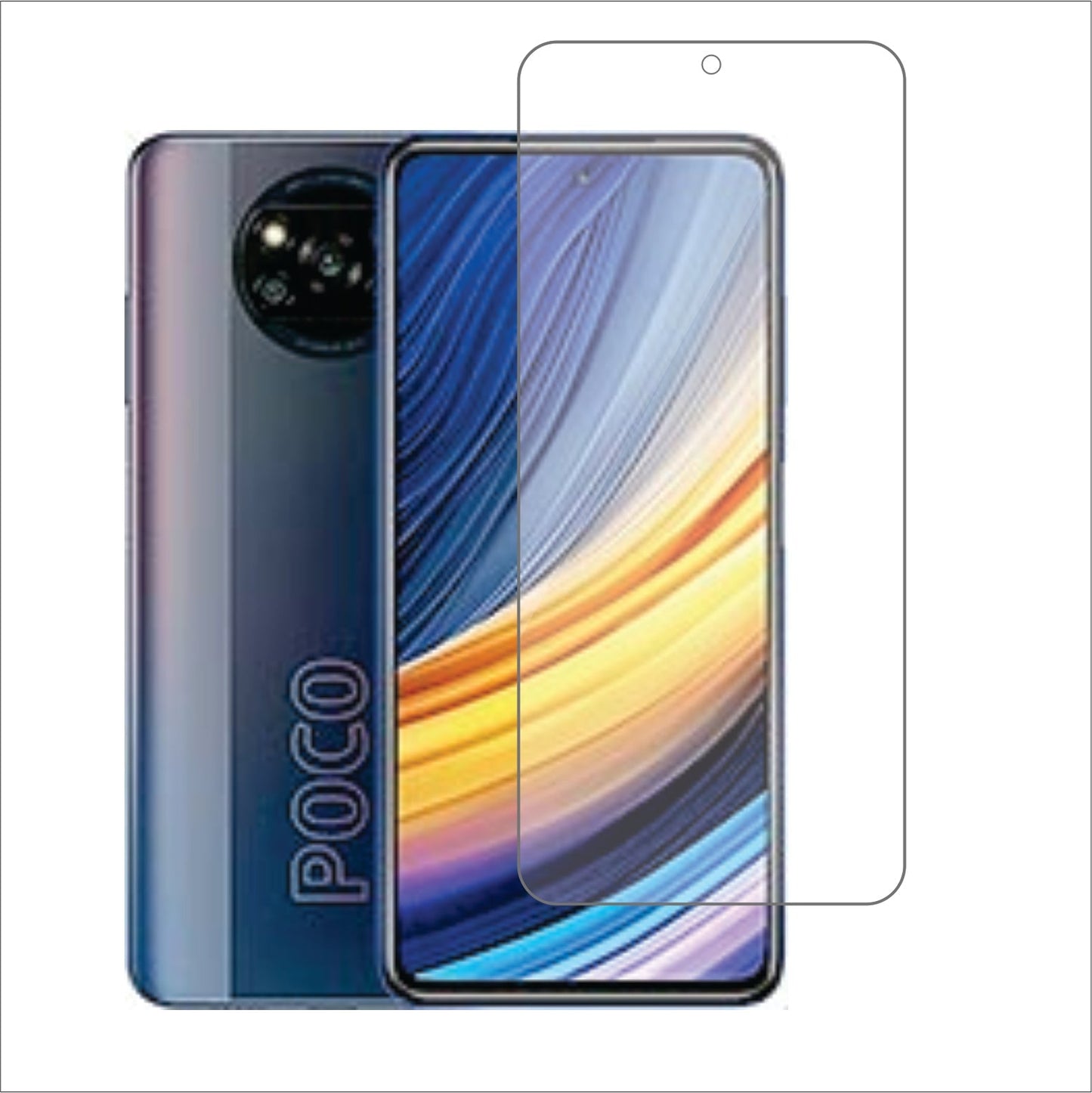 Xiaomi Poco X3 Pro Mobile Screen Protector Glossy Mobile Screen Guard (Pack of 1)