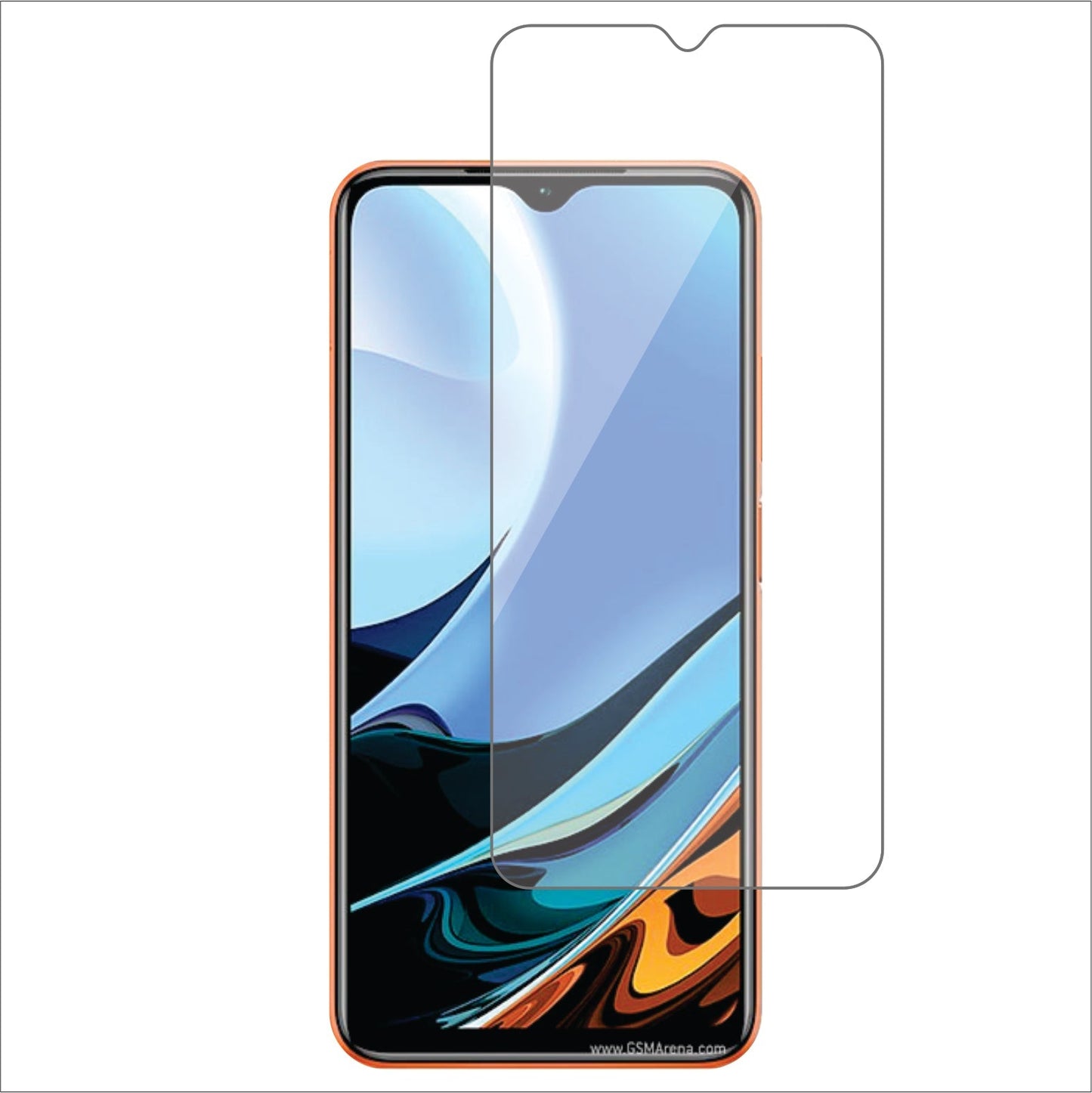 Xiaomi Redmi 9T Mobile Screen Protector Glossy Mobile Screen Guard (Pack of 1)