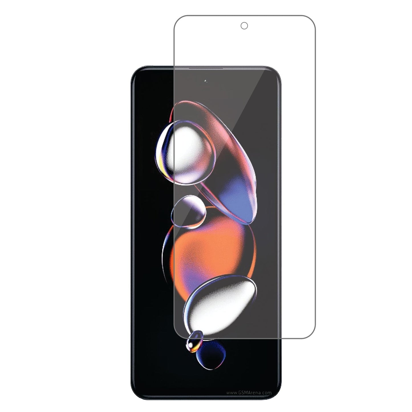 Xiaomi Redmi Note 12T Pro Mobile Screen Protector Glossy Mobile Screen Guard (Pack of 1)