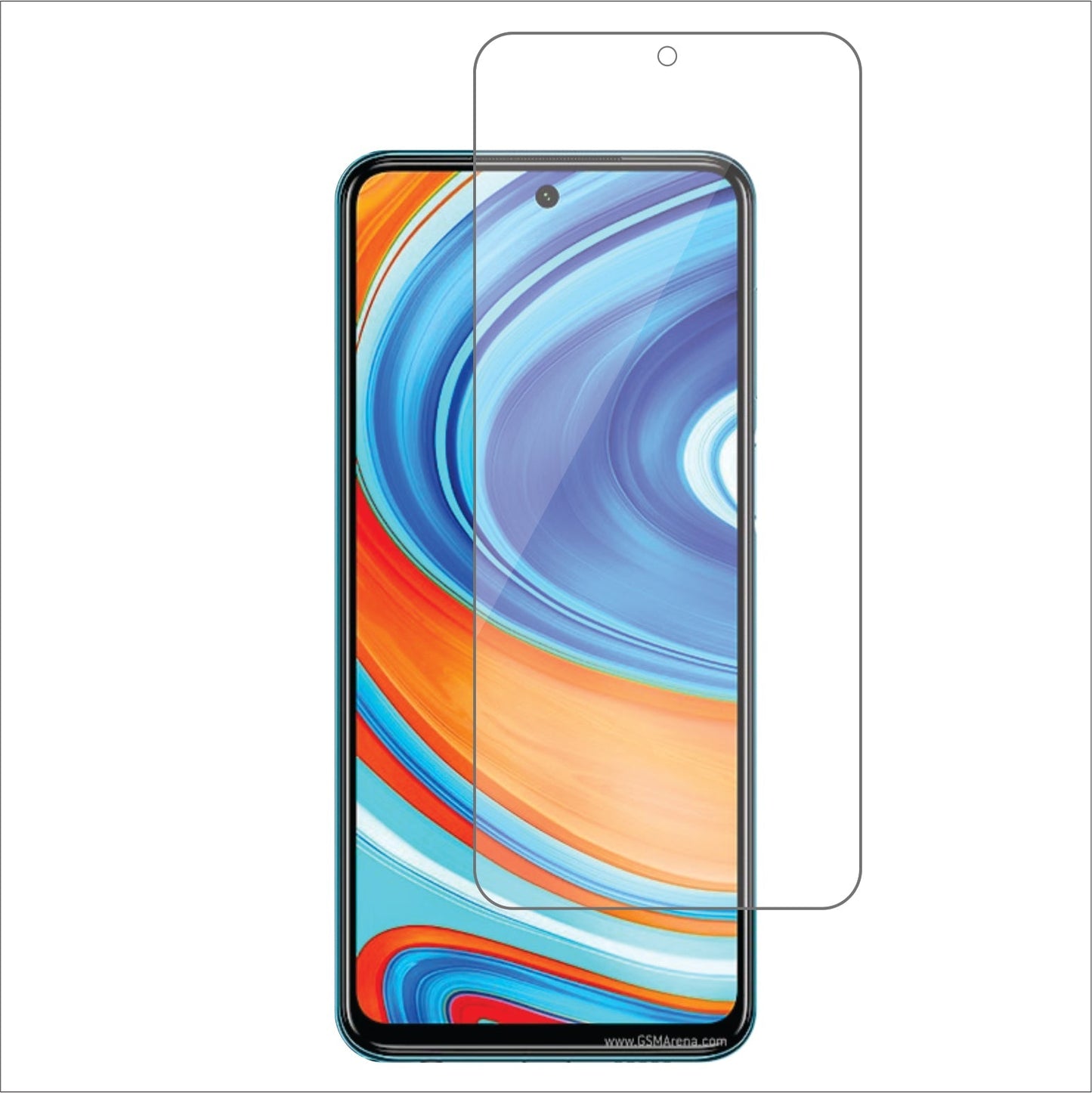 Xiaomi Redmi Note 9 Pro Max Mobile Screen Protector Glossy Mobile Screen Guard (Pack of 1)
