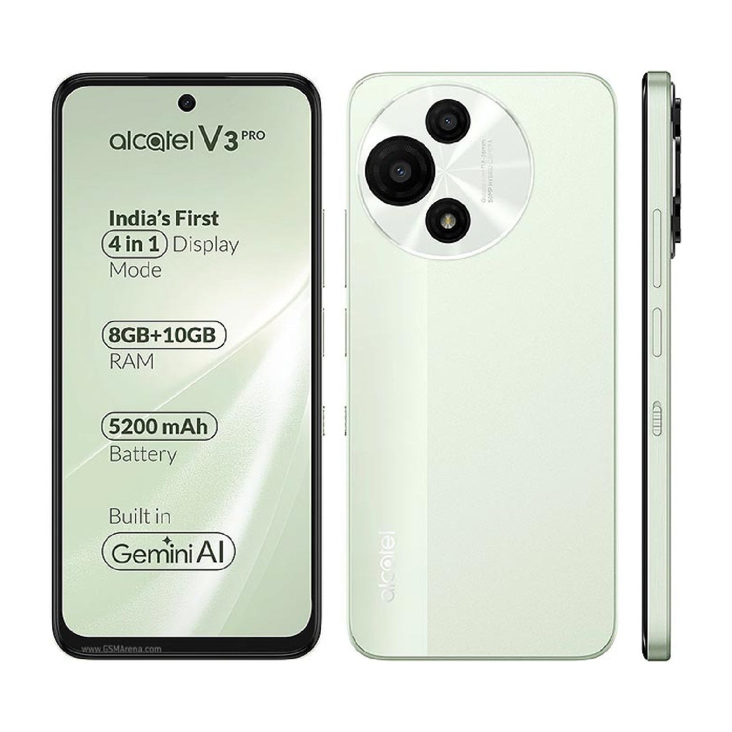 alcatel V3 Pro Mobile Screen Protector Glossy Mobile Screen Guard (Pack of 1)