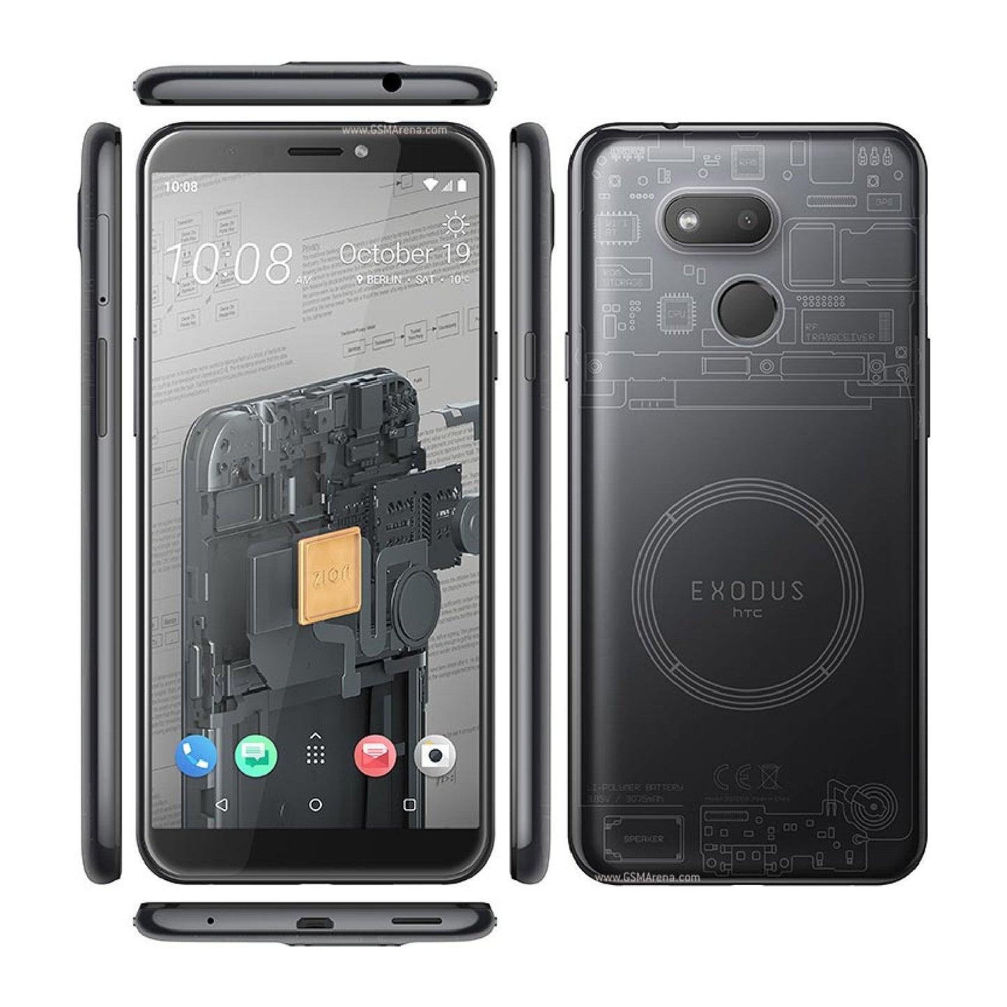 HTC Exodus 1s Mobile Screen Protector Glossy Mobile Screen Guard (Pack of 1)