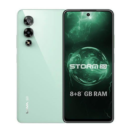 Lava Storm Mobile Screen Protector Glossy Mobile Screen Guard (Pack of 1)