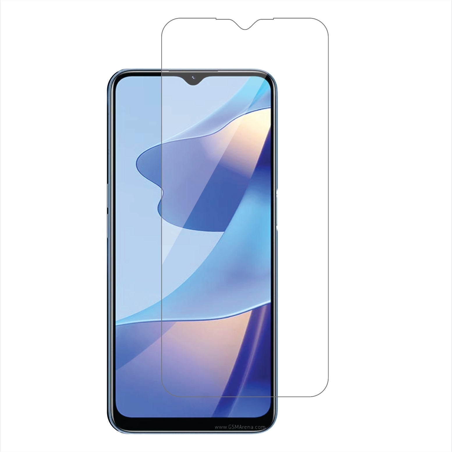 Oppo A16s Mobile Screen Protector Glossy Mobile Screen Guard (Pack of 1)