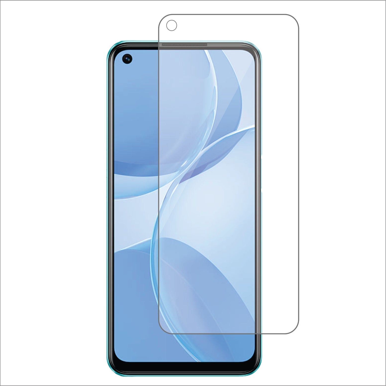 Oppo A53 5G Mobile Screen Protector Glossy Mobile Screen Guard (Pack of 1)