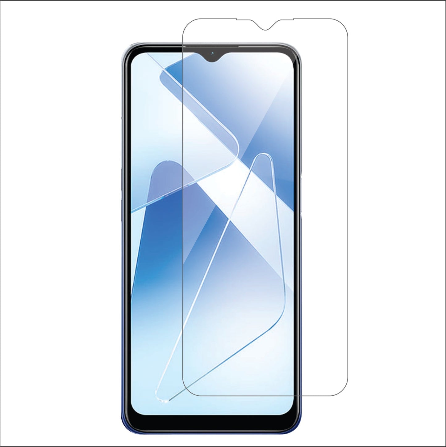 Oppo A55 5G Mobile Screen Protector Glossy Mobile Screen Guard (Pack of 1)