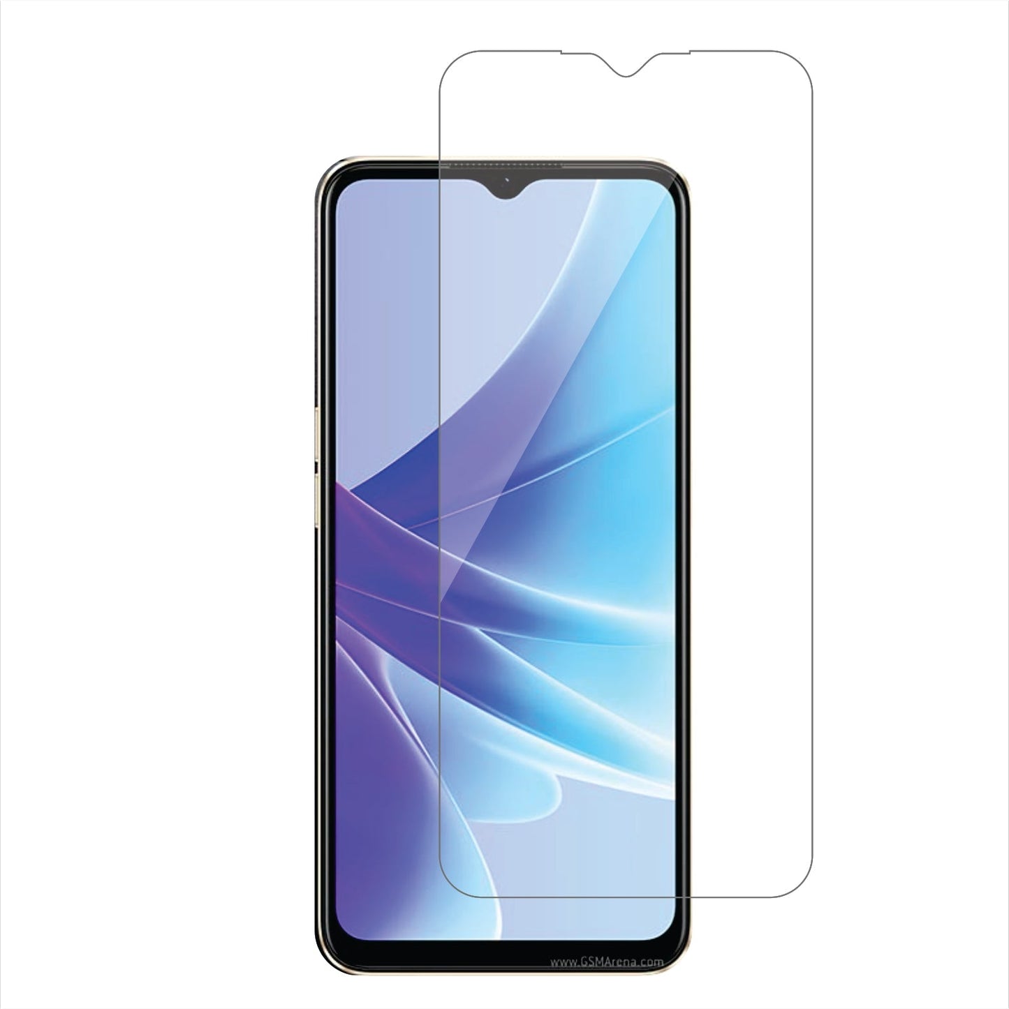 Oppo A57e Mobile Screen Protector Glossy Mobile Screen Guard (Pack of 1)