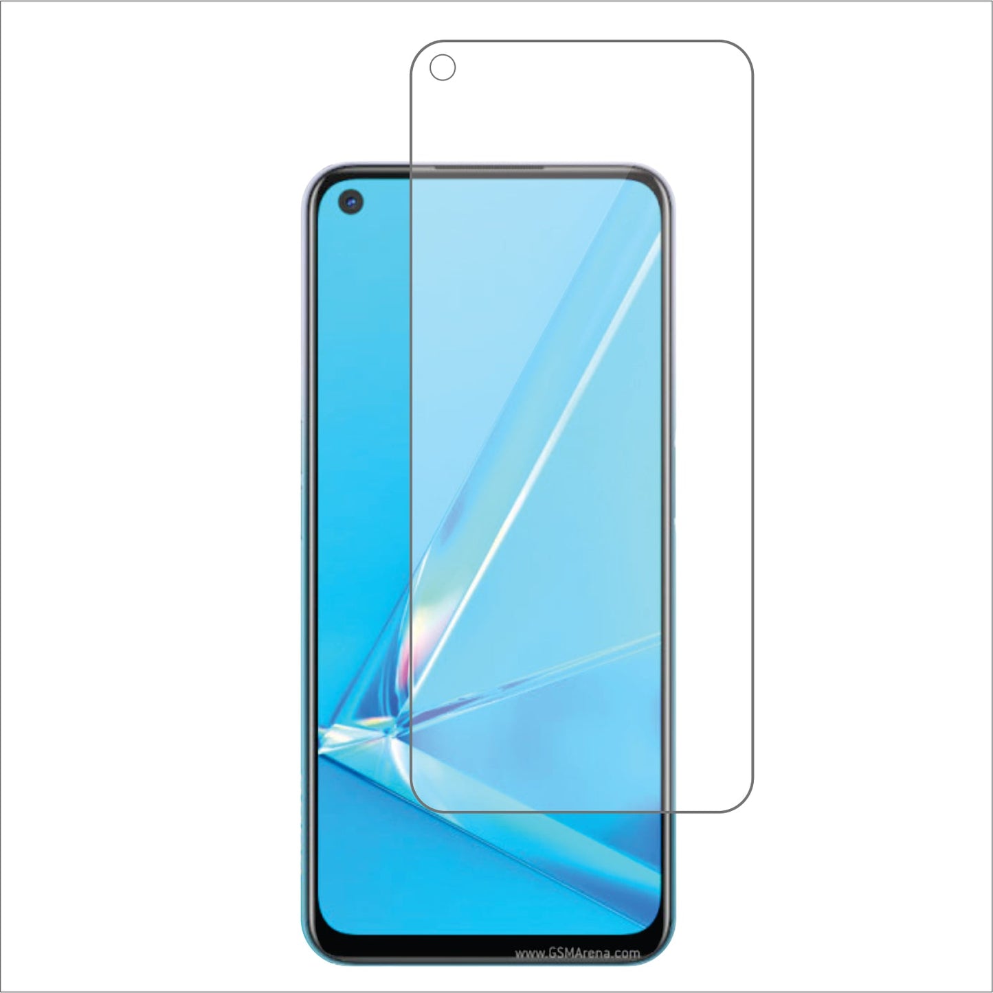 Oppo A92 Mobile Screen Protector Glossy Mobile Screen Guard (Pack of 1)
