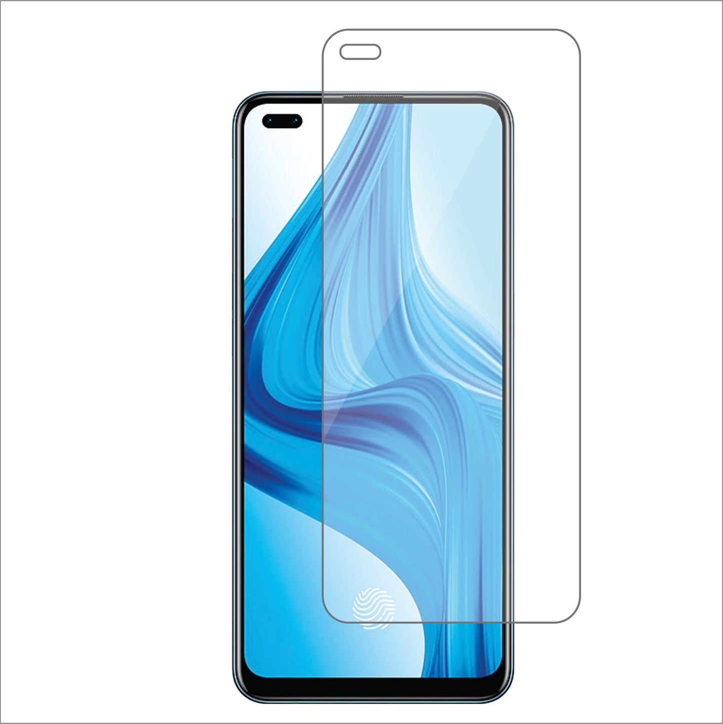 Oppo F17 Pro Mobile Screen Protector Glossy Mobile Screen Guard (Pack of 1)