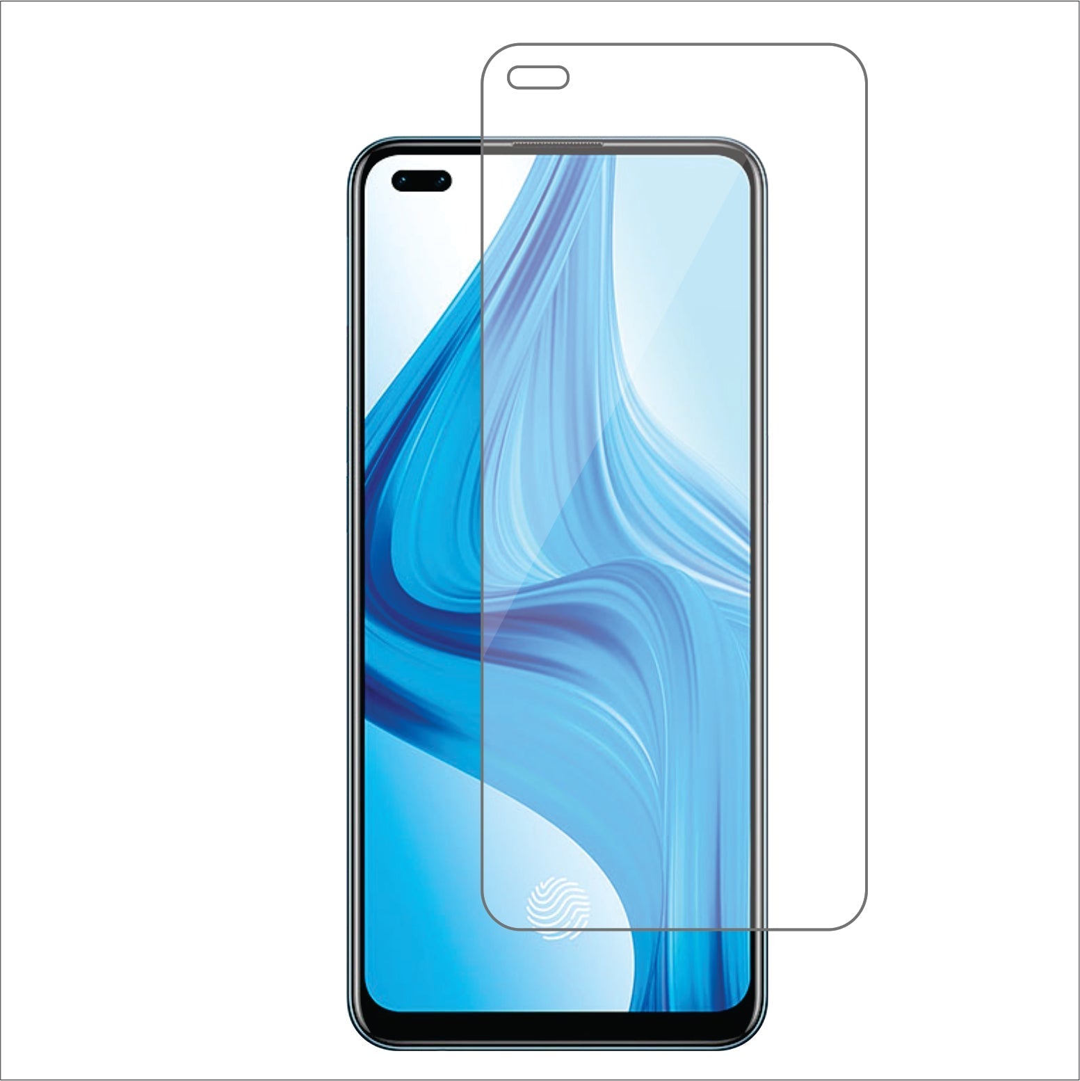 Oppo F17 Pro Mobile Screen Protector Glossy Mobile Screen Guard (Pack of 1)