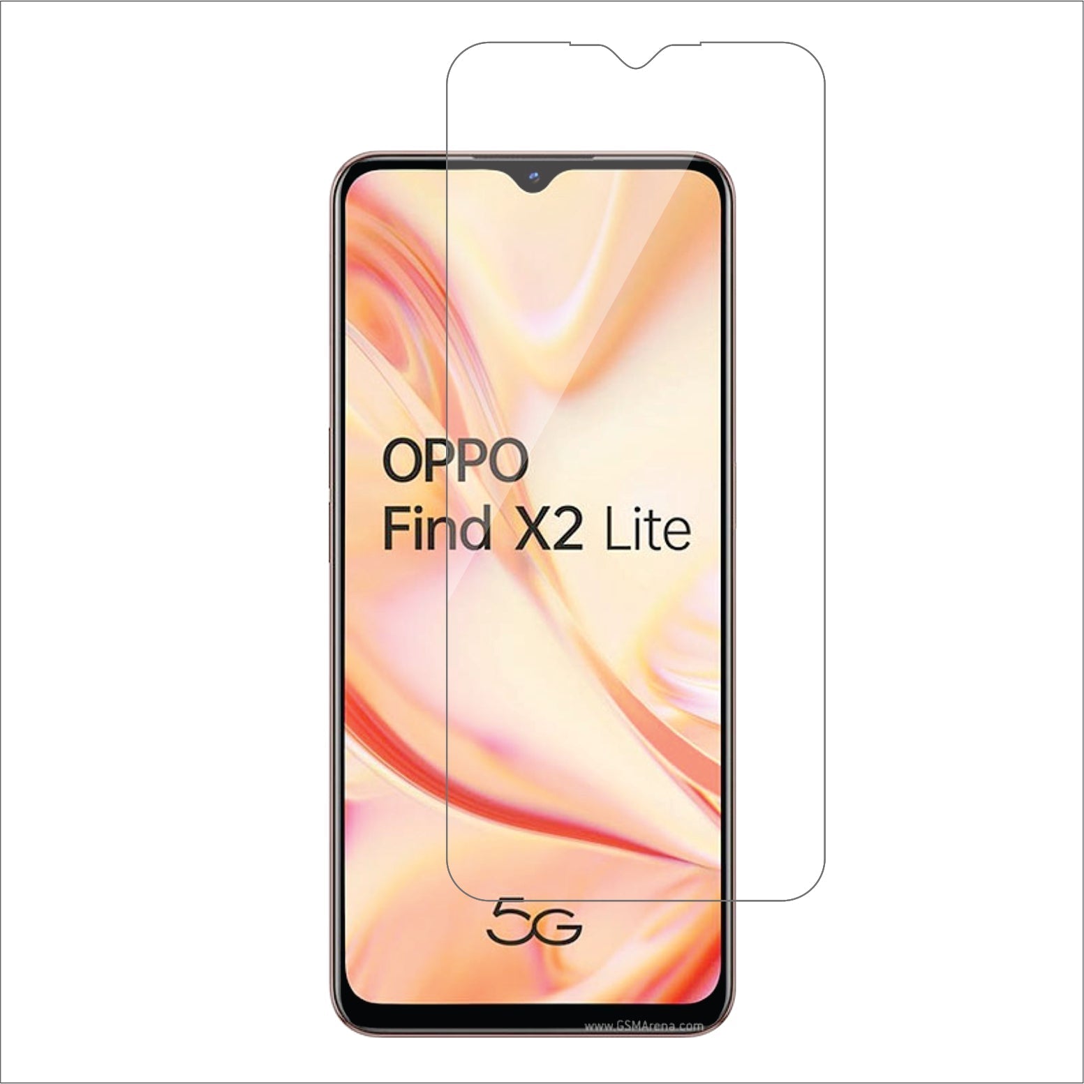 Oppo Find X2 Lite Mobile Screen Protector Glossy Mobile Screen Guard (Pack of 1)