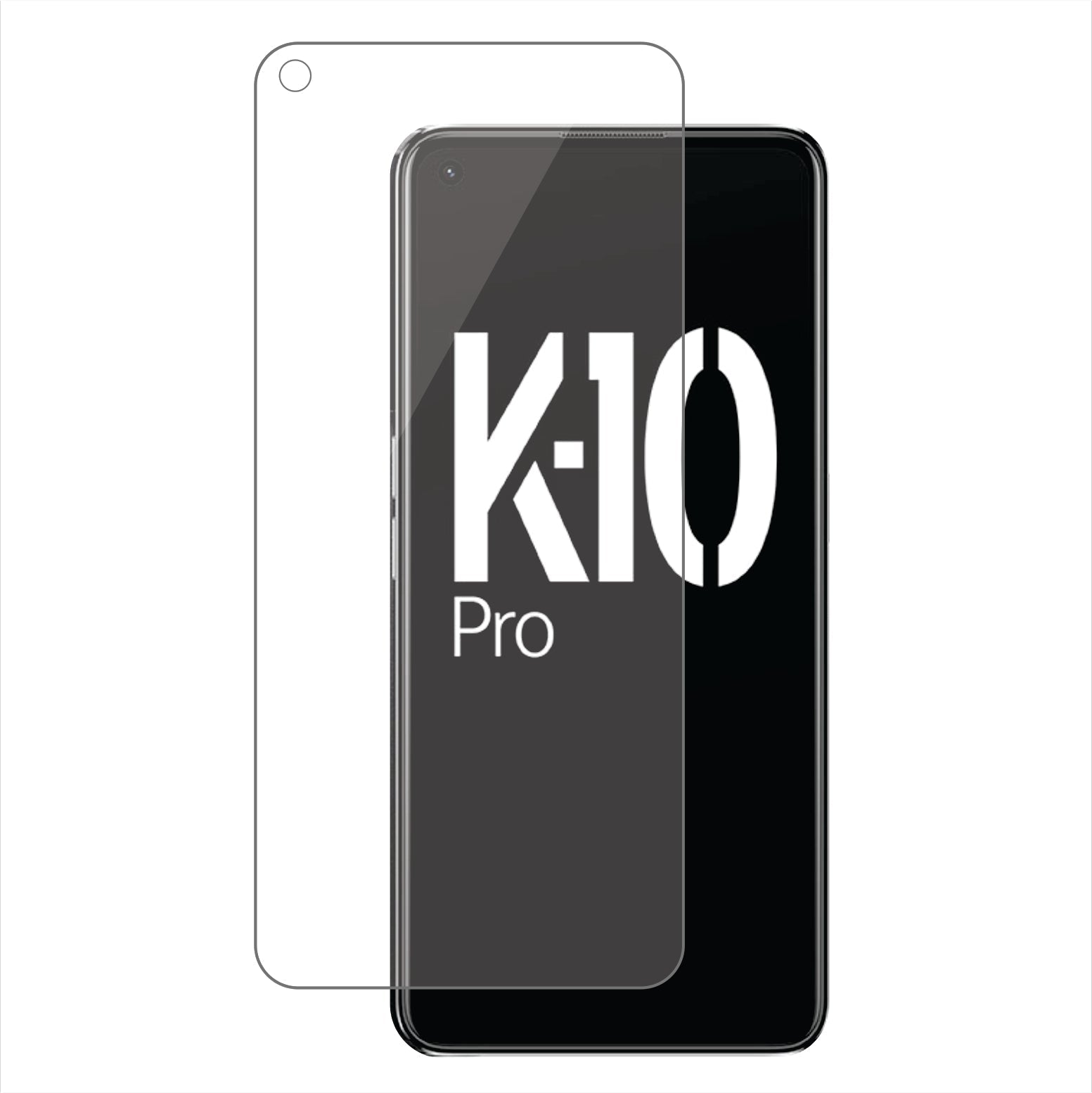 Oppo K10 Pro Mobile Screen Protector Glossy Mobile Screen Guard (Pack of 1)