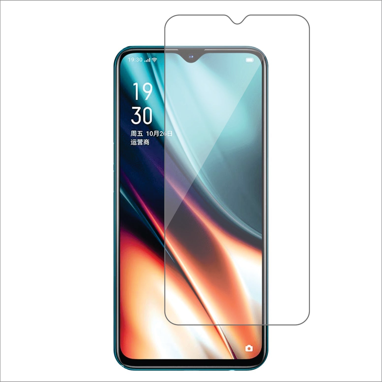 Oppo K5 Mobile Screen Protector Glossy Mobile Screen Guard (Pack of 1)