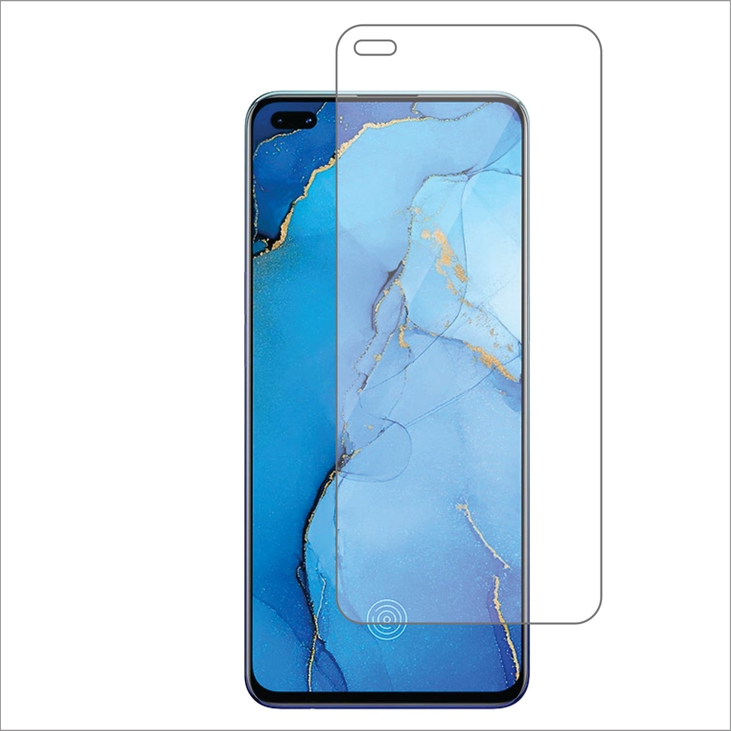 Oppo Reno3 Pro Mobile Screen Protector Glossy Mobile Screen Guard (Pack of 1)