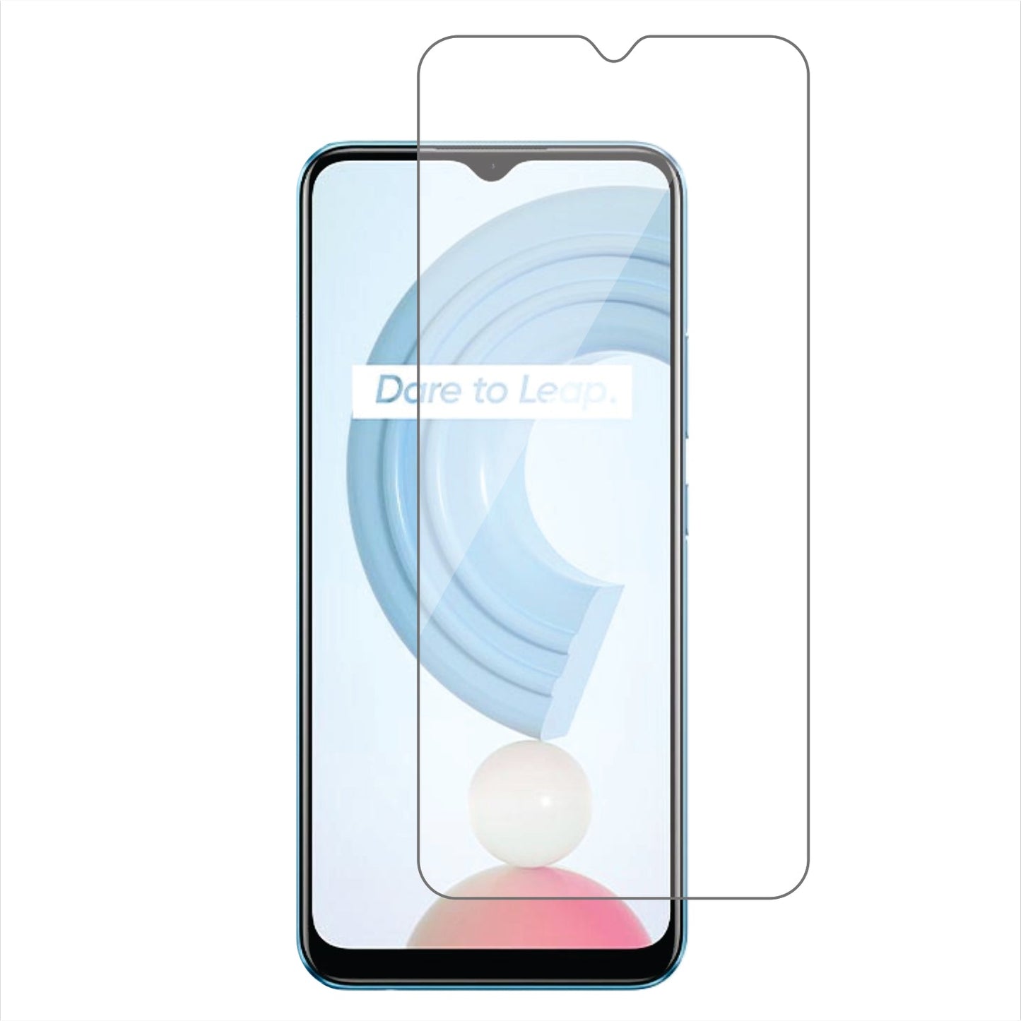 Realme C21Y Mobile Screen Protector Glossy Mobile Screen Guard (Pack of 1)