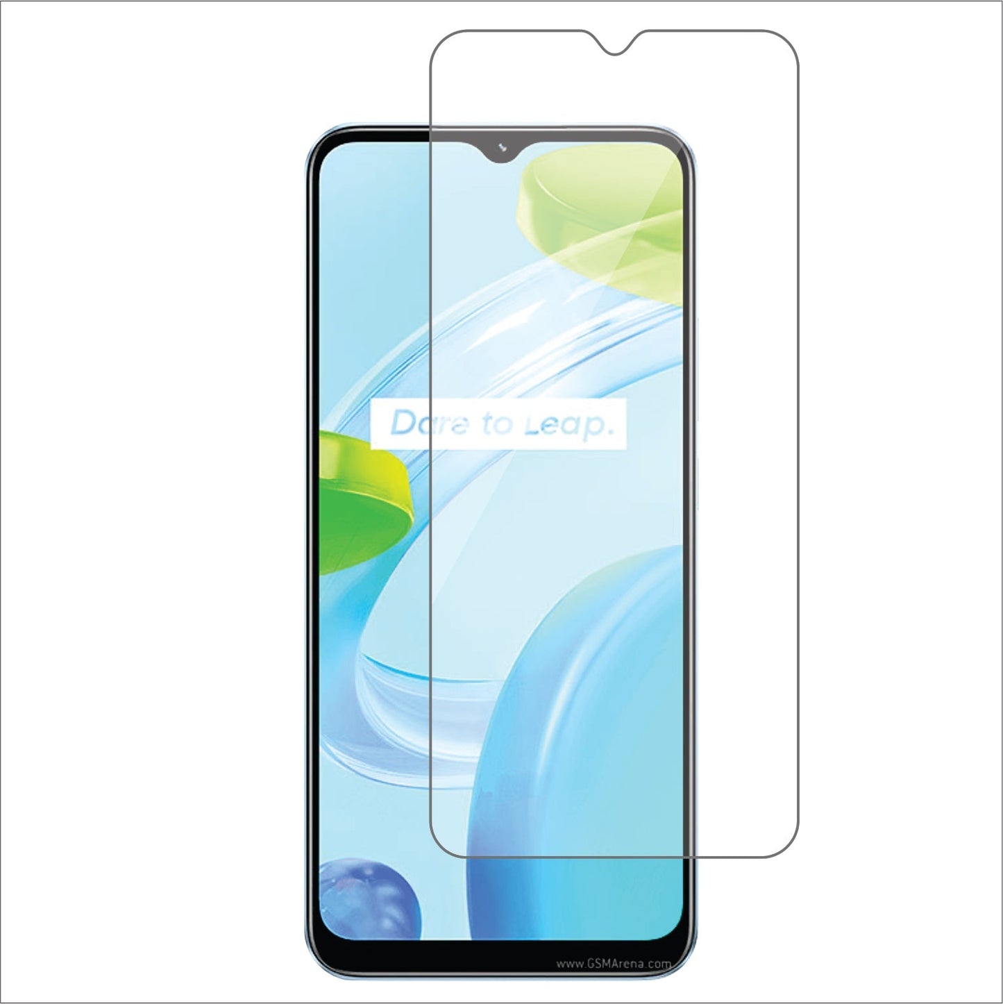 Realme C30 Mobile Screen Protector Glossy Mobile Screen Guard (Pack of 1)