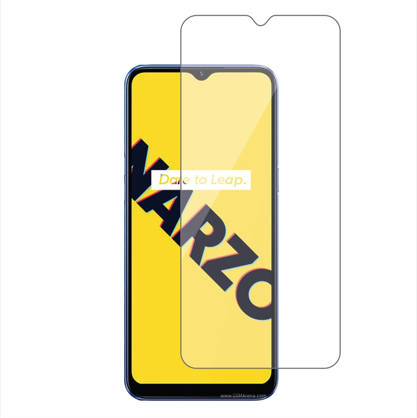 Realme Narzo 10A Mobile Screen Protector Glossy Mobile Screen Guard (Pack of 1)