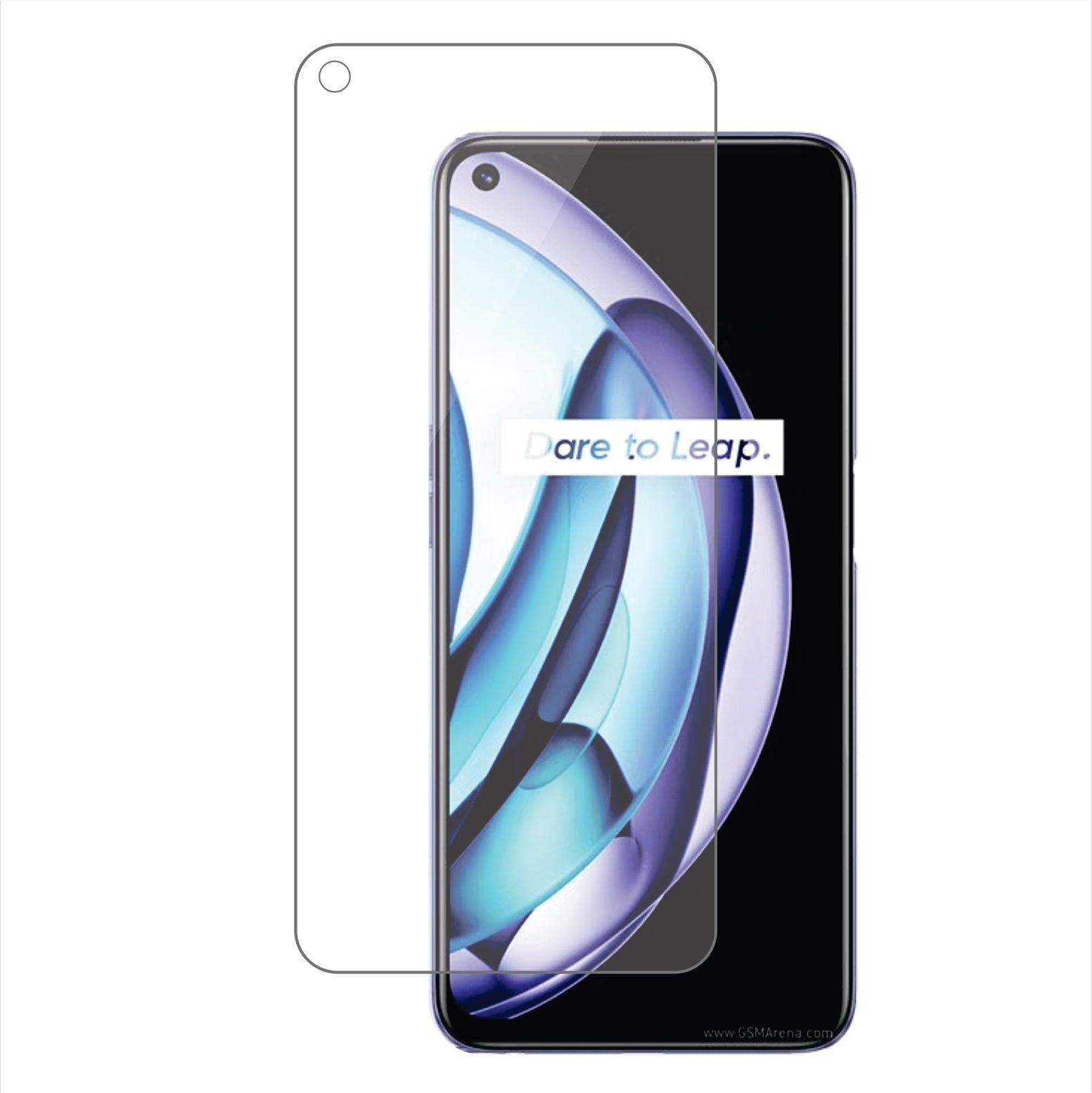 Realme Q3s Mobile Screen Protector Glossy Mobile Screen Guard (Pack of 1)