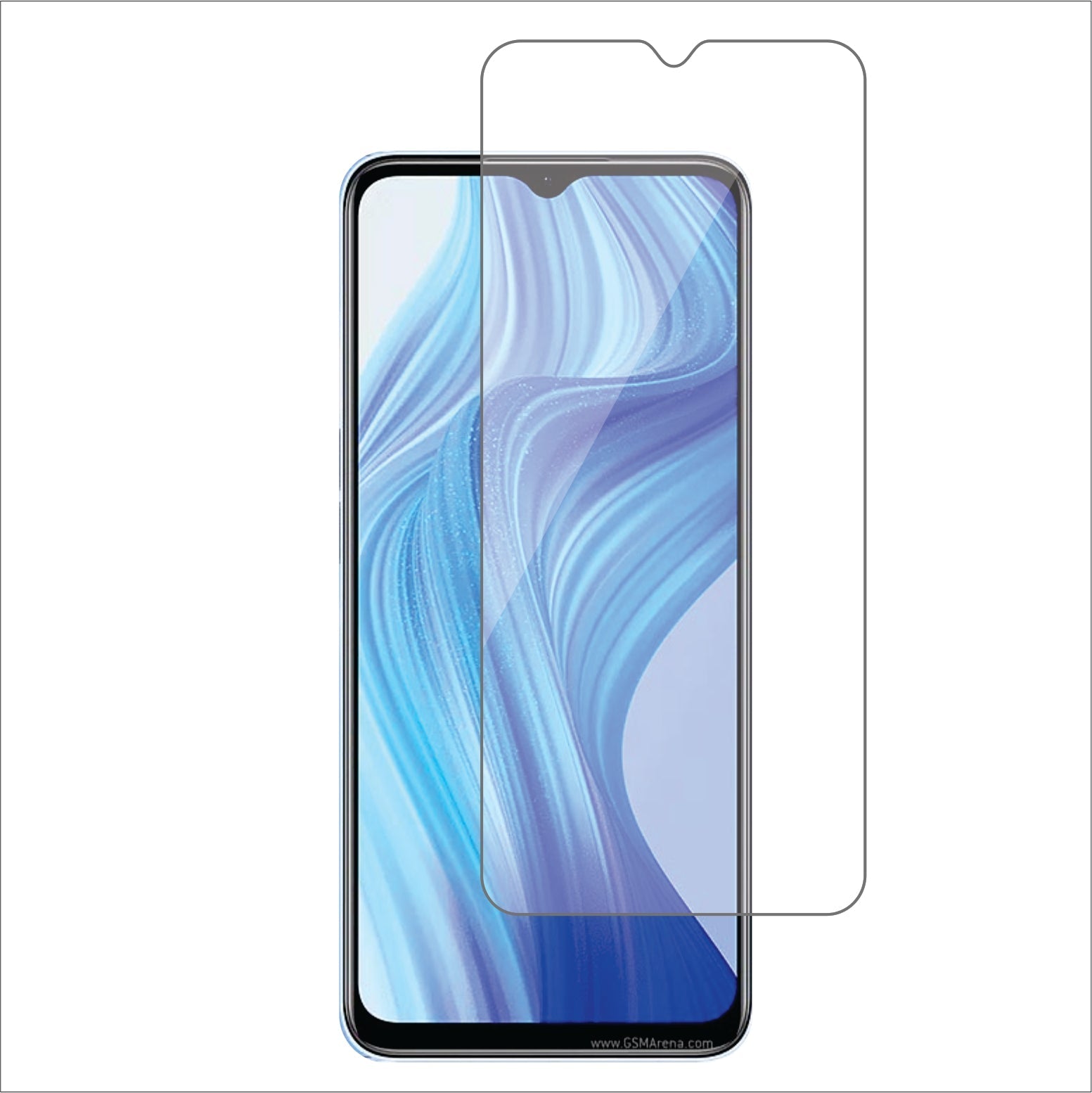 Realme V20 Mobile Screen Protector Glossy Mobile Screen Guard (Pack of 1)