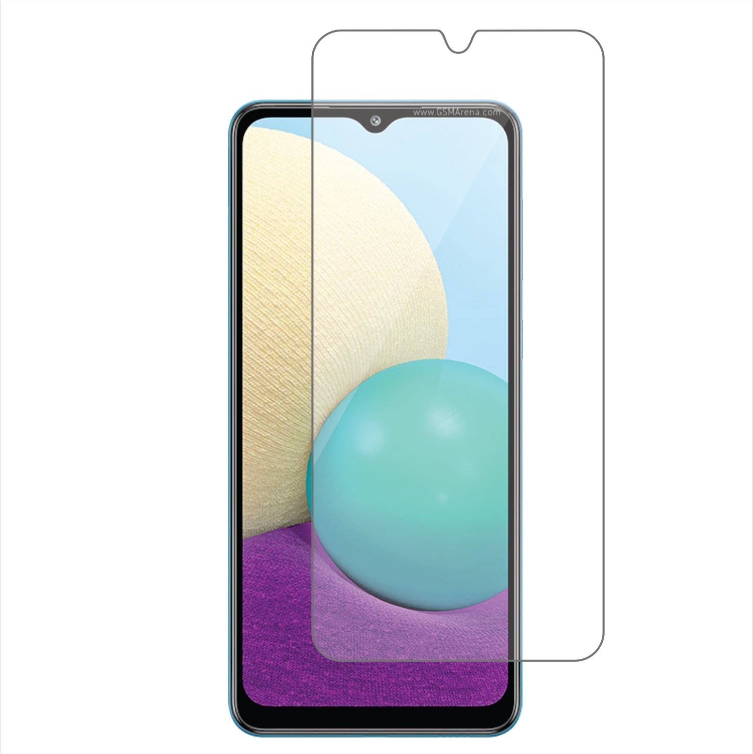 Samsung Galaxy A02 Mobile Screen Protector Glossy Mobile Screen Guard (Pack of 1)