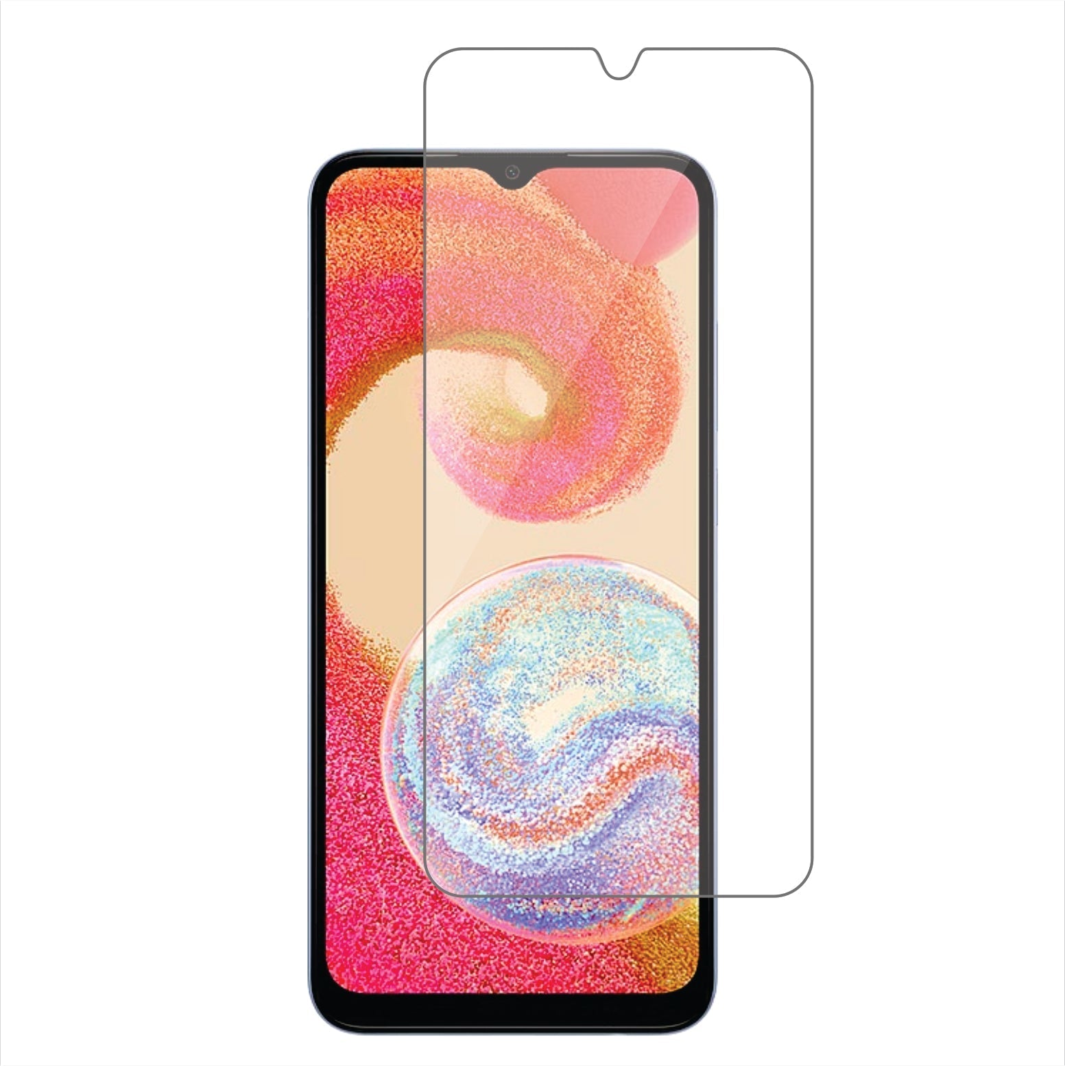 Samsung Galaxy A04e Mobile Screen Protector Glossy Mobile Screen Guard (Pack of 1)