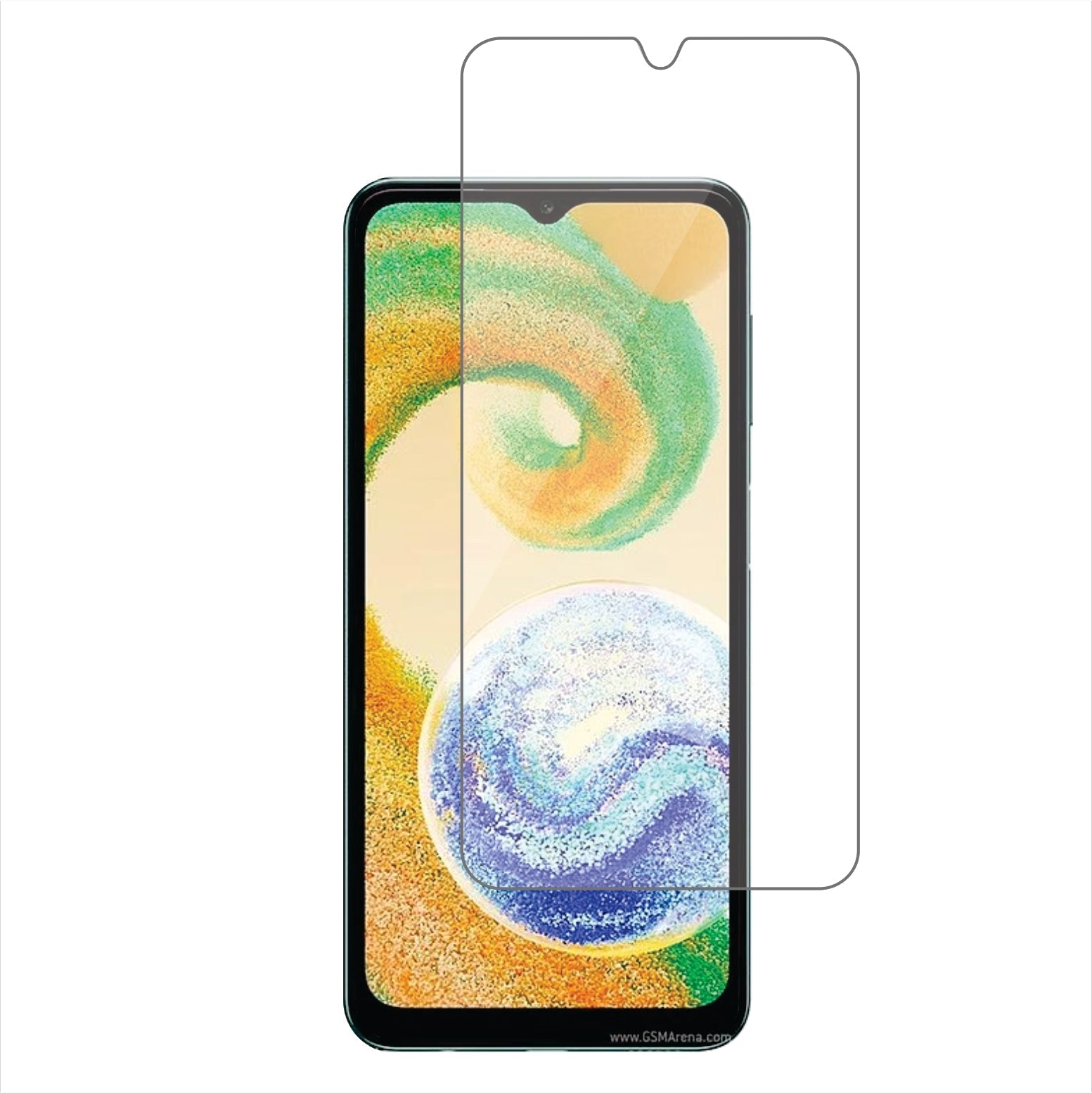 Samsung Galaxy A04s Mobile Screen Protector Glossy Mobile Screen Guard (Pack of 1)