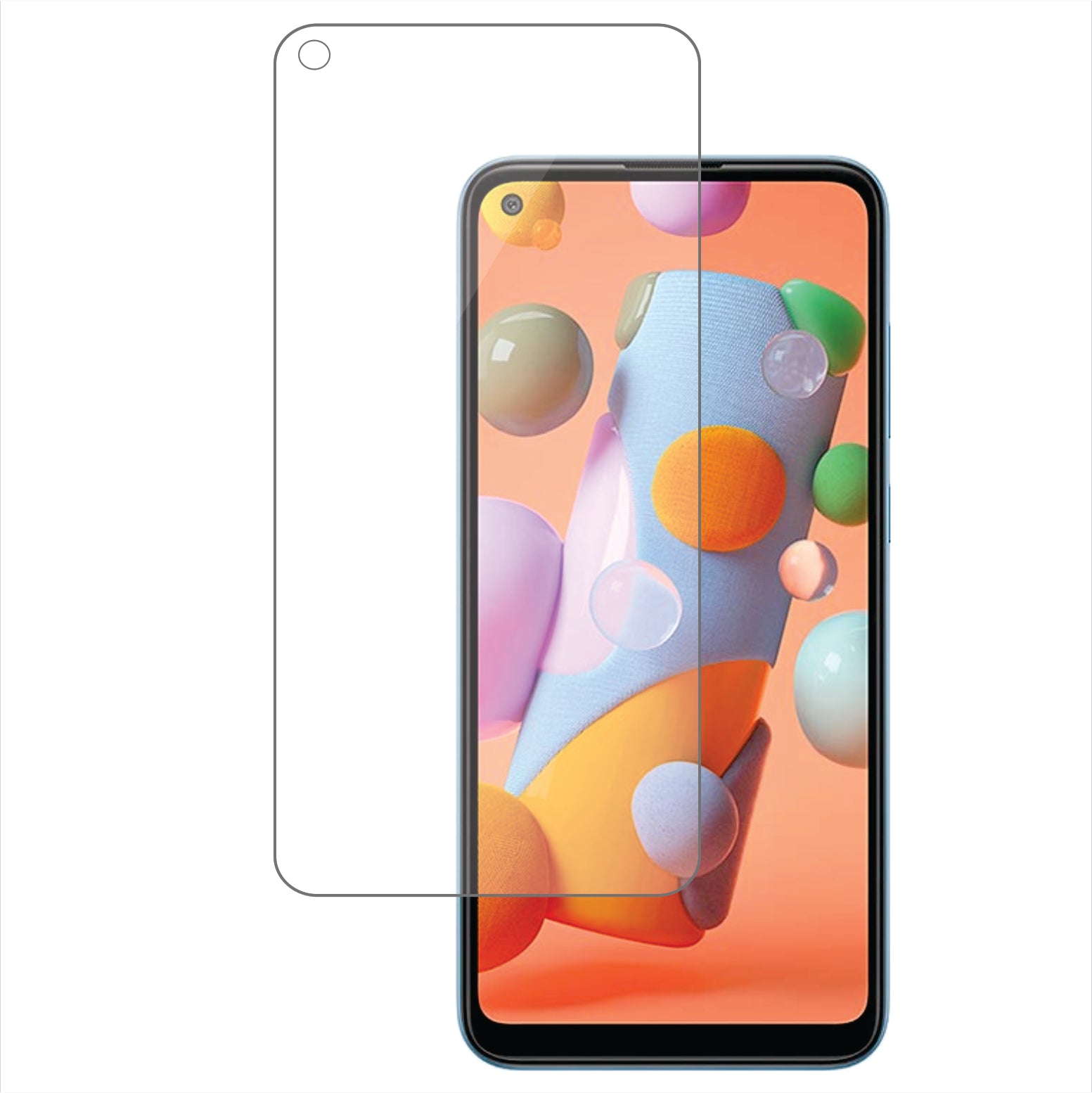 Samsung Galaxy A11 Mobile Screen Protector Glossy Mobile Screen Guard (Pack of 1)