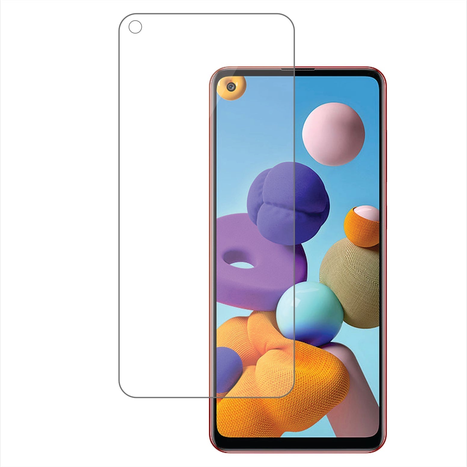 Samsung Galaxy A21s Mobile Screen Protector Glossy Mobile Screen Guard (Pack of 1)