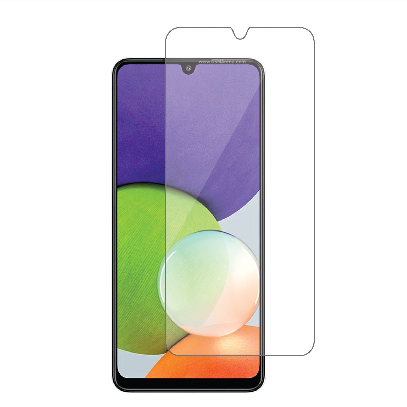 Samsung Galaxy A22 Mobile Screen Protector Glossy Mobile Screen Guard (Pack of 1)