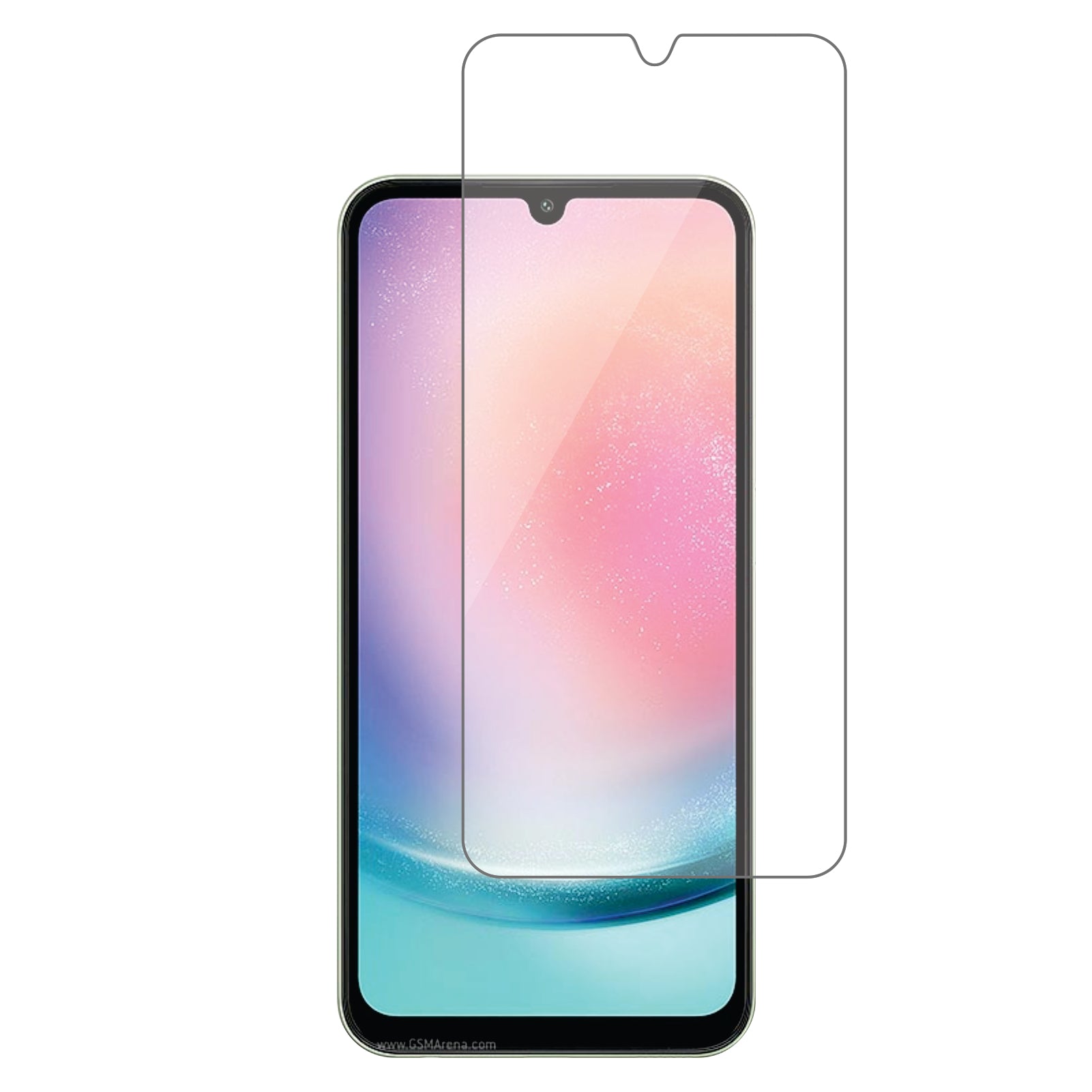 Samsung Galaxy A24 4G Mobile Screen Protector Glossy Mobile Screen Guard (Pack of 1)