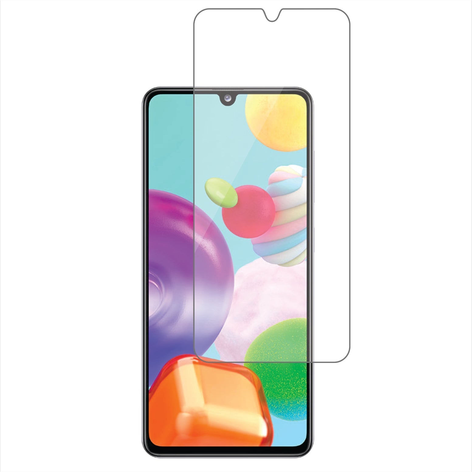 Samsung Galaxy A41 Mobile Screen Protector Glossy Mobile Screen Guard (Pack of 1)