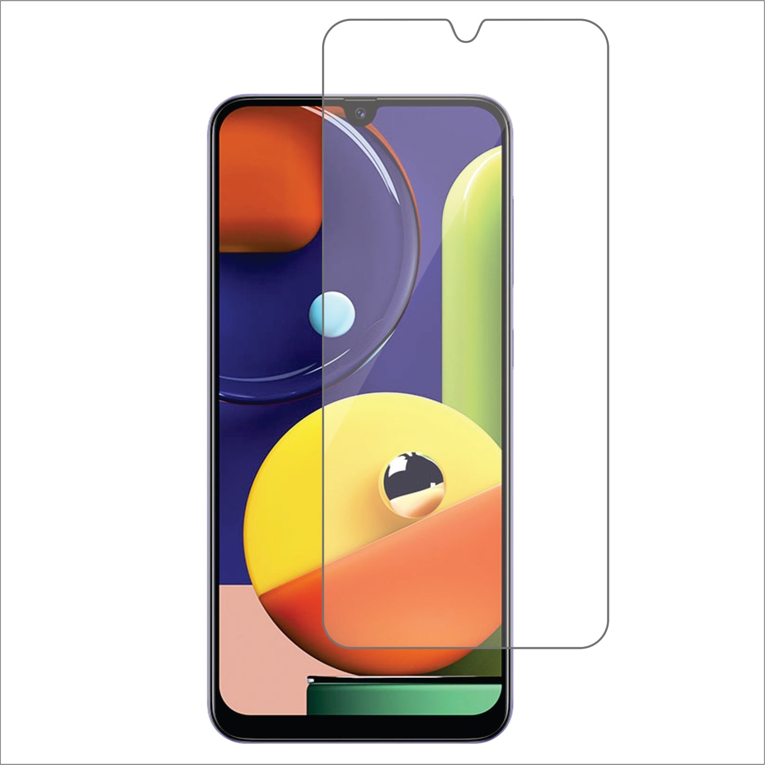 Samsung Galaxy A50s Mobile Screen Protector Glossy Mobile Screen Guard (Pack of 1)