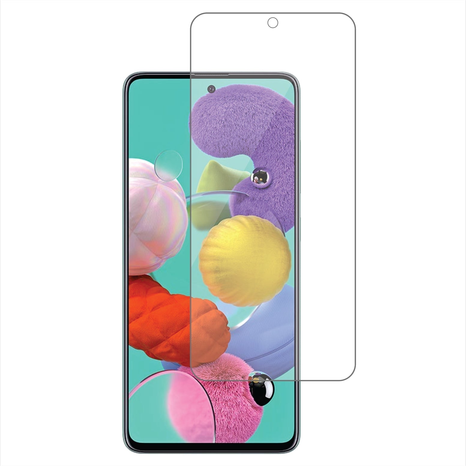 Samsung Galaxy A51 Mobile Screen Protector Glossy Mobile Screen Guard (Pack of 1)