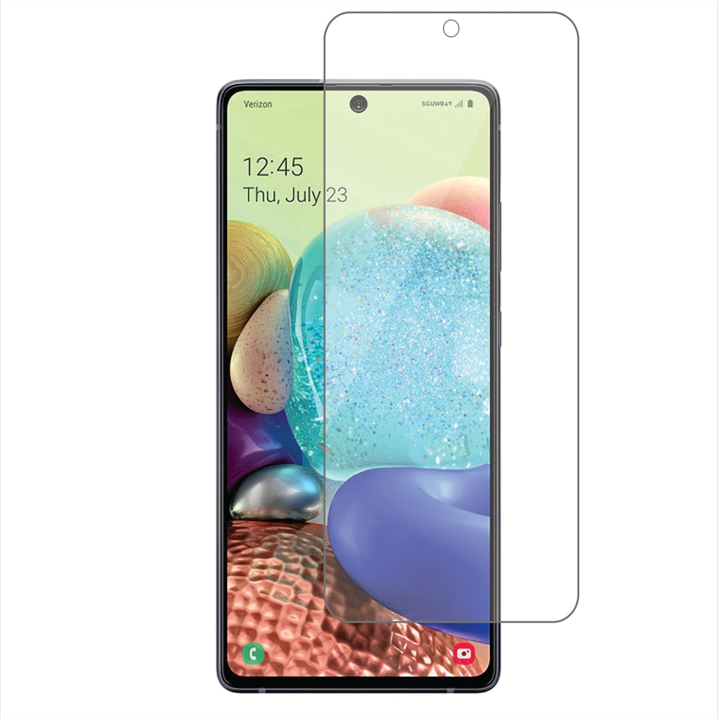 Samsung Galaxy A71 5G UW Mobile Screen Protector Glossy Mobile Screen Guard (Pack of 1)