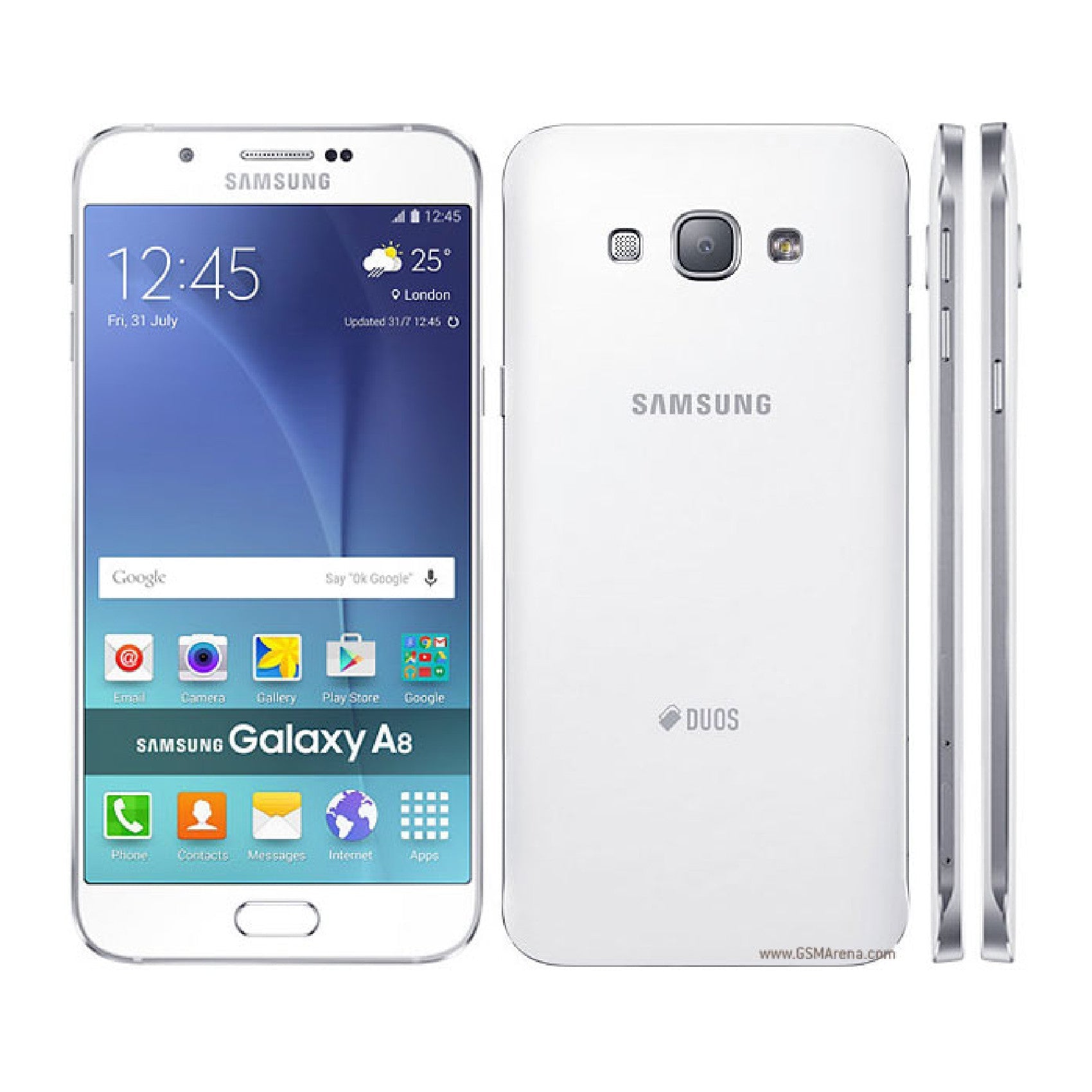 Samsung Galaxy A8 Duos Mobile Screen Protector Glossy Mobile Screen Guard (Pack of 1)