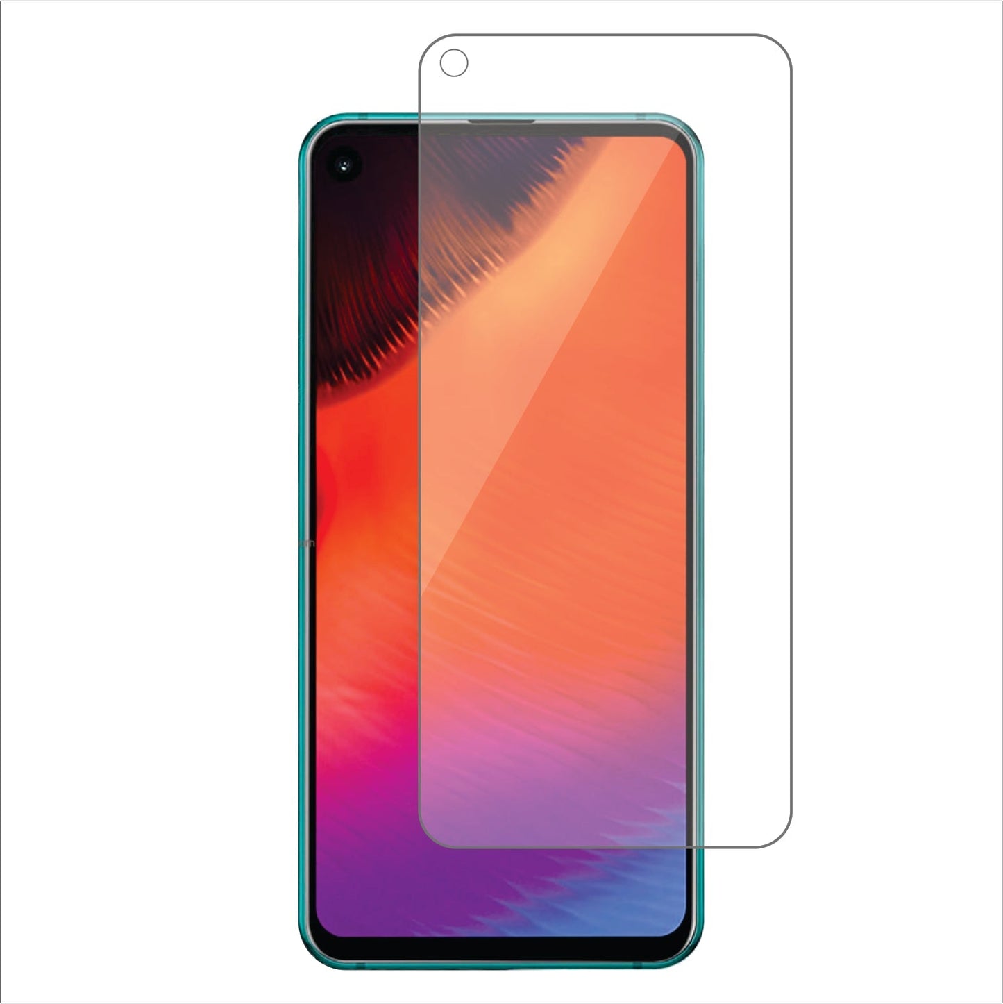 Samsung Galaxy A8s Mobile Screen Protector Glossy Mobile Screen Guard (Pack of 1)