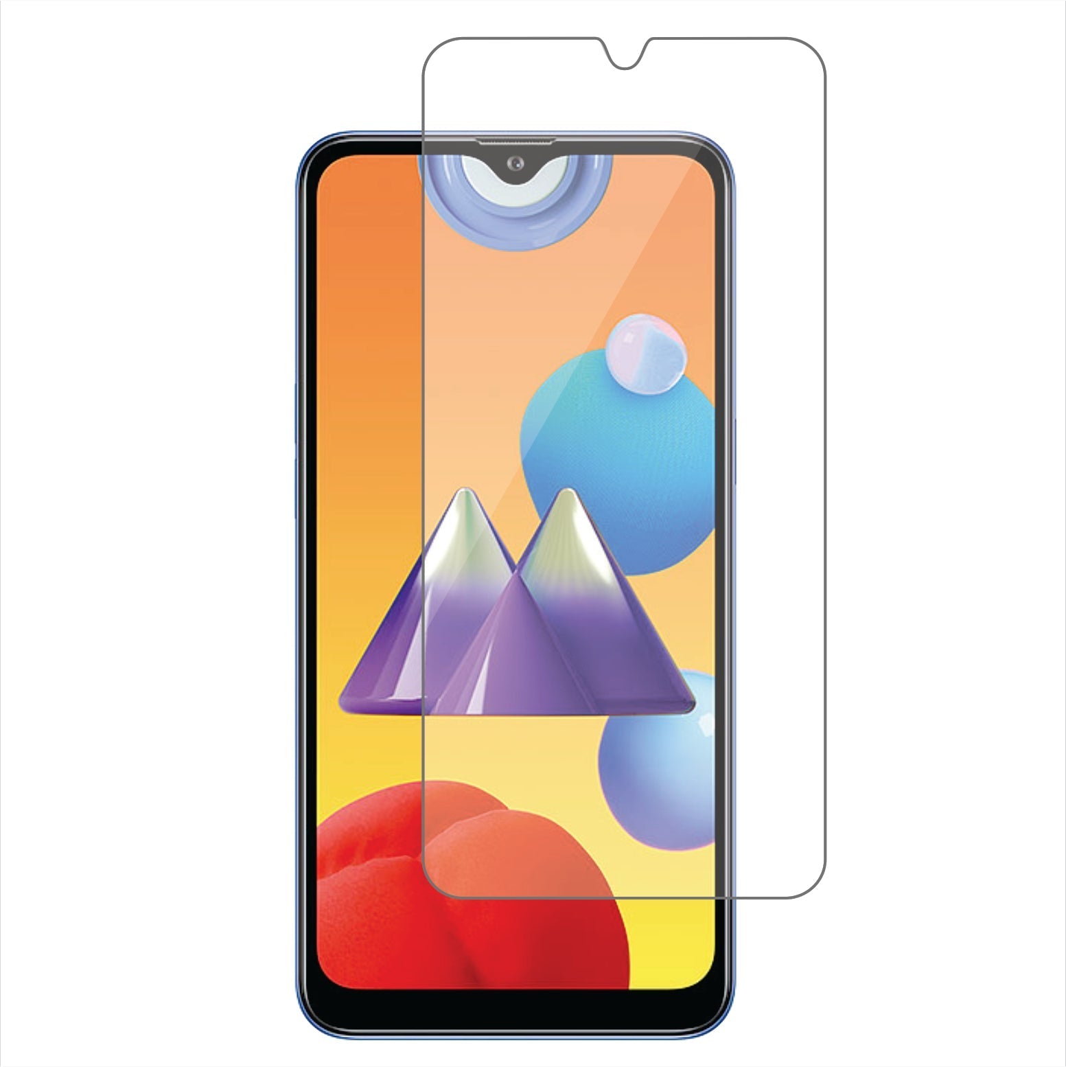 Samsung Galaxy M01s Mobile Screen Protector Glossy Mobile Screen Guard (Pack of 1)