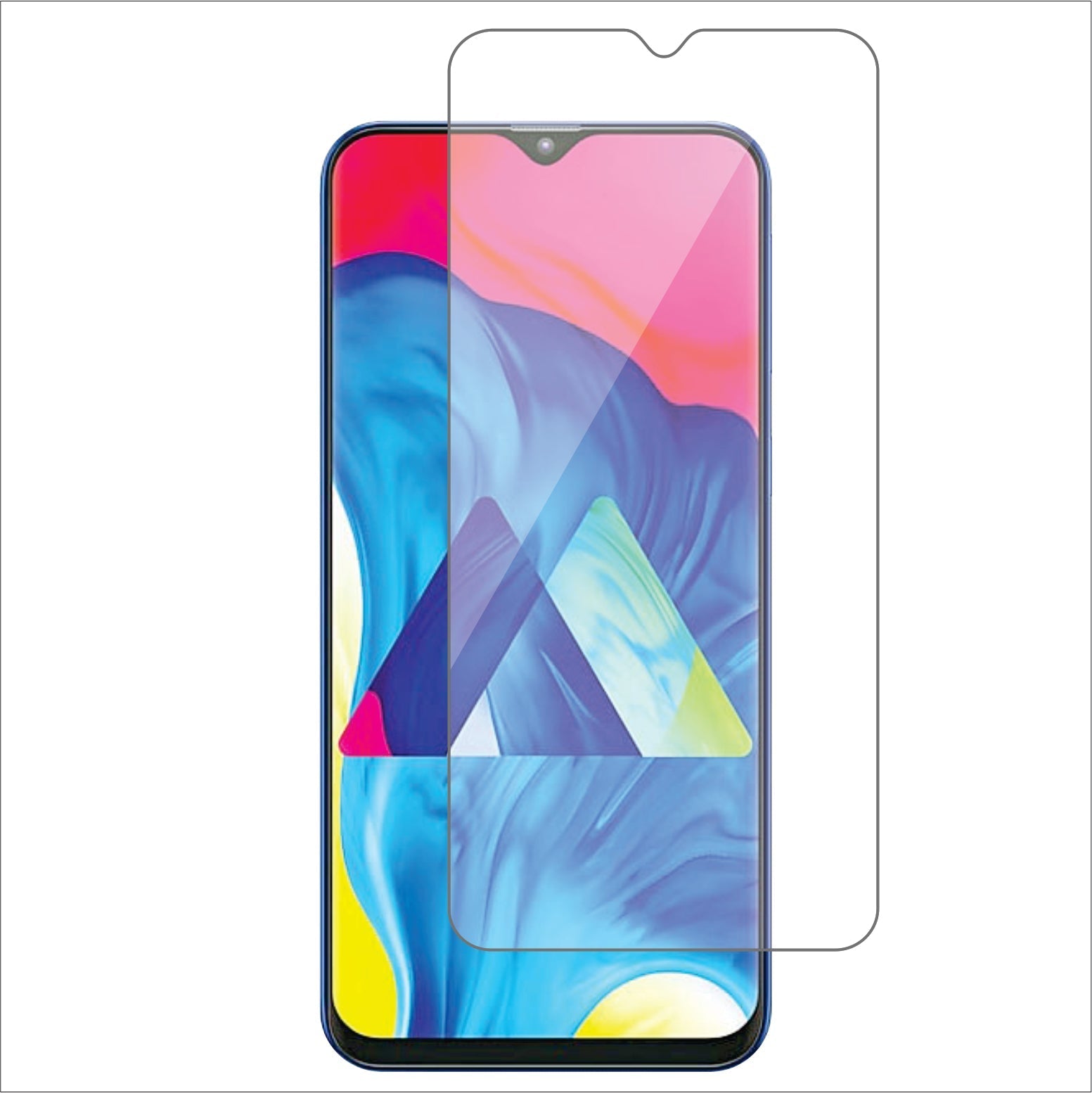 Samsung Galaxy M10 Mobile Screen Protector Glossy Mobile Screen Guard (Pack of 1)