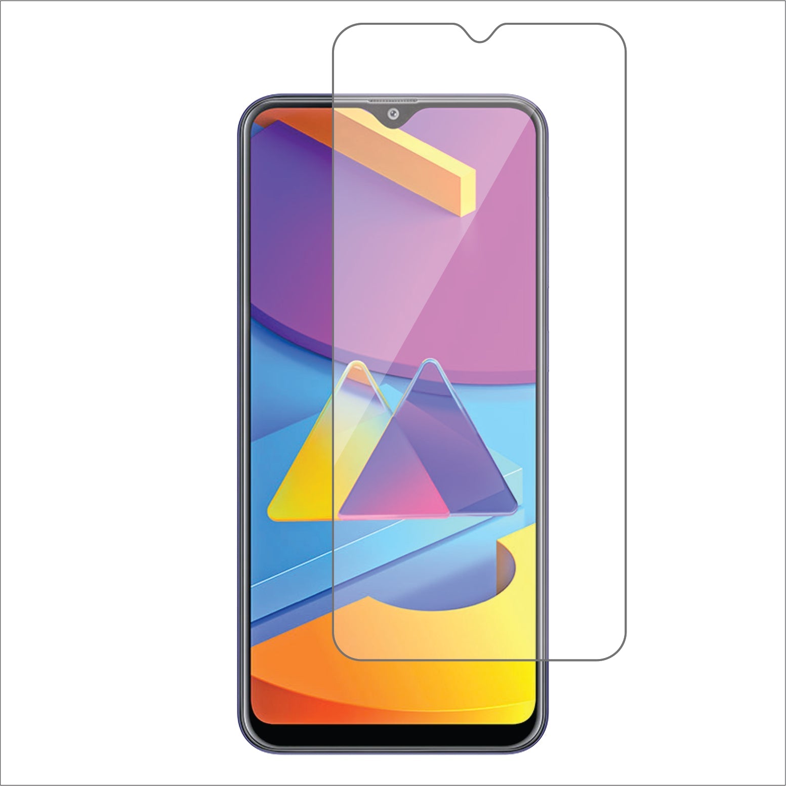 Samsung Galaxy M10s Mobile Screen Protector Glossy Mobile Screen Guard (Pack of 1)