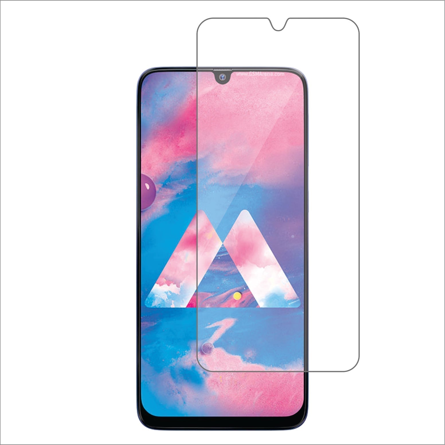 Samsung Galaxy M30 Mobile Screen Protector Glossy Mobile Screen Guard (Pack of 1)
