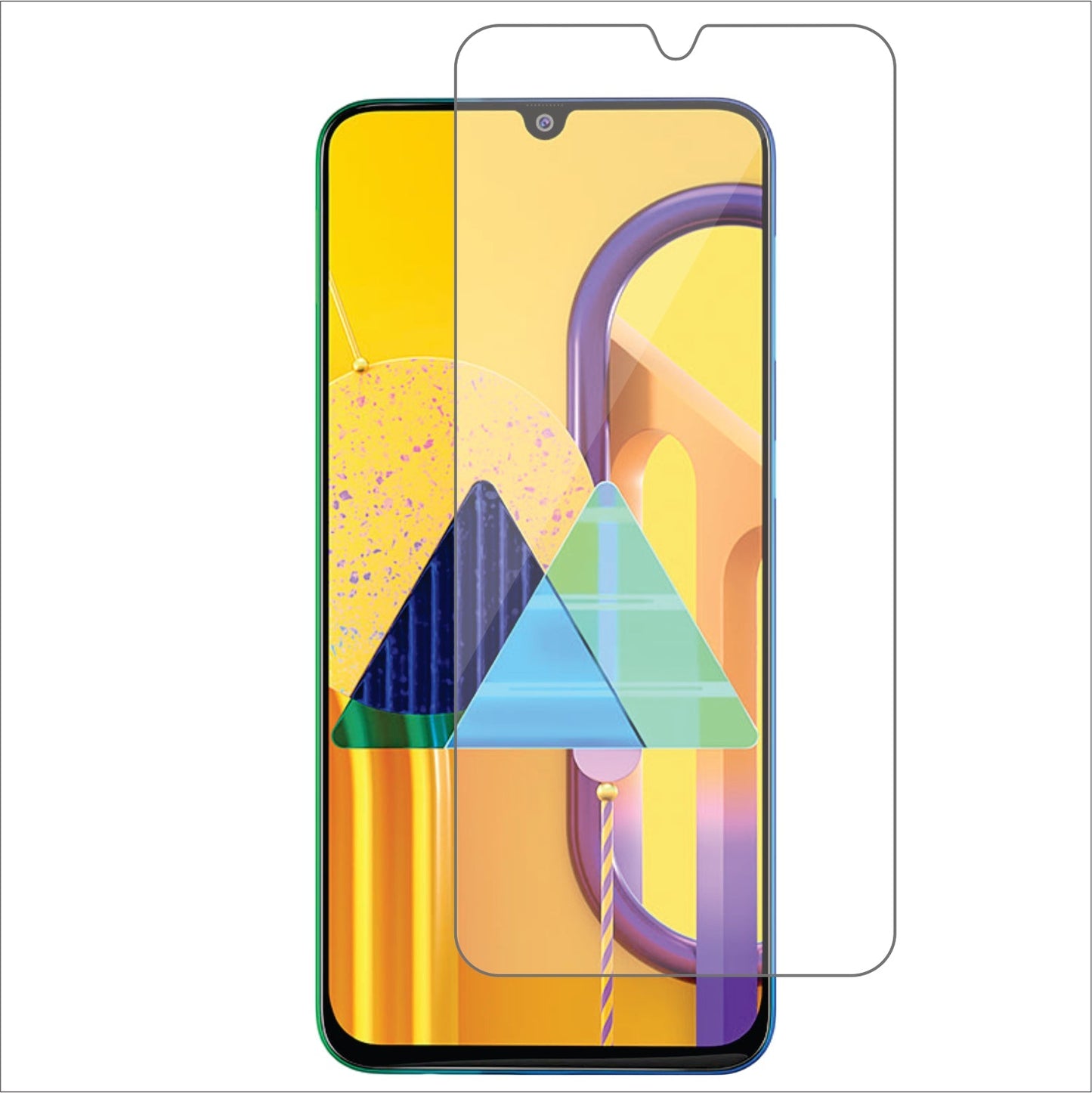 Samsung Galaxy M30s Mobile Screen Protector Glossy Mobile Screen Guard (Pack of 1)