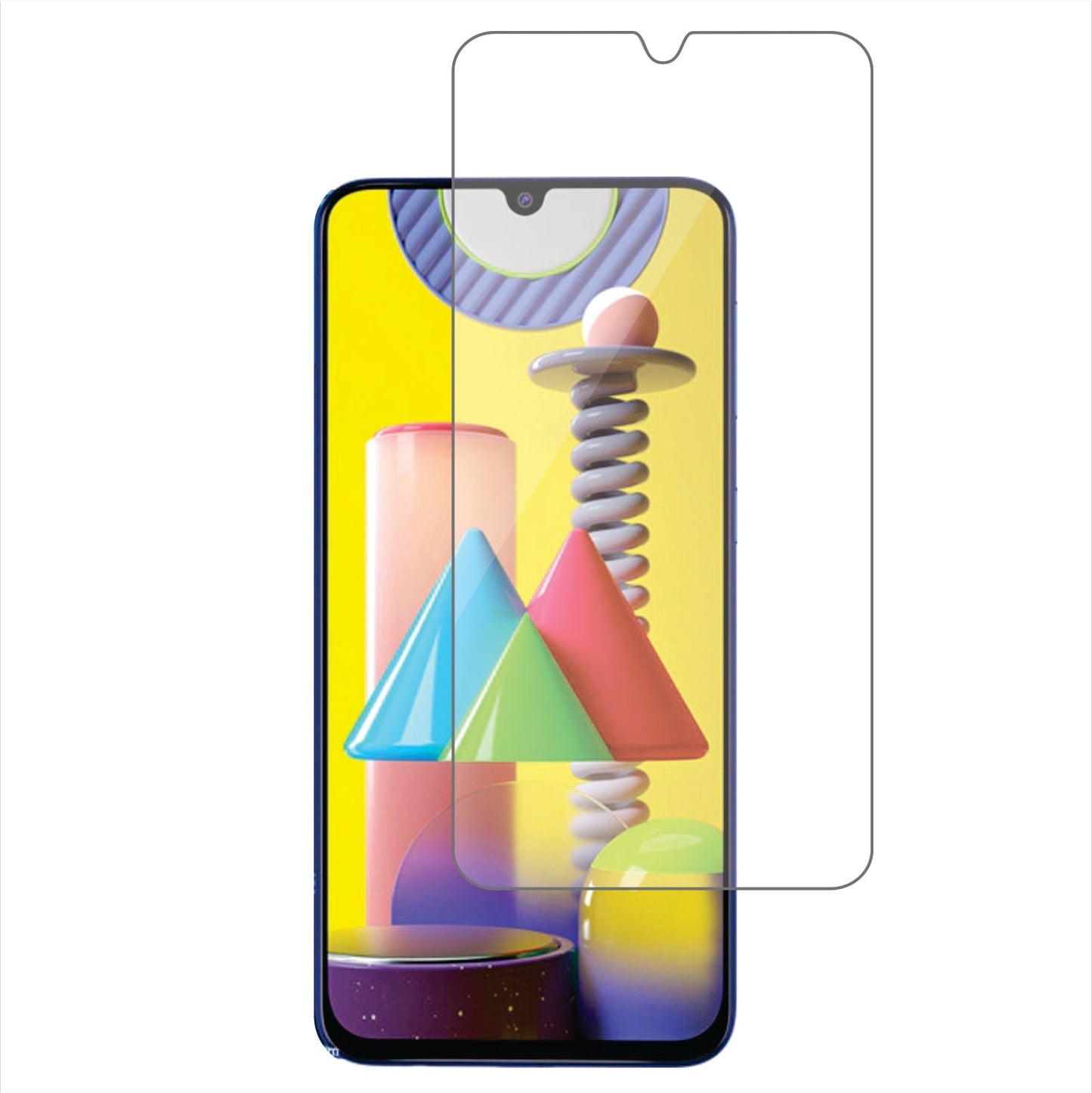 Samsung Galaxy M31 Mobile Screen Protector Glossy Mobile Screen Guard (Pack of 1)