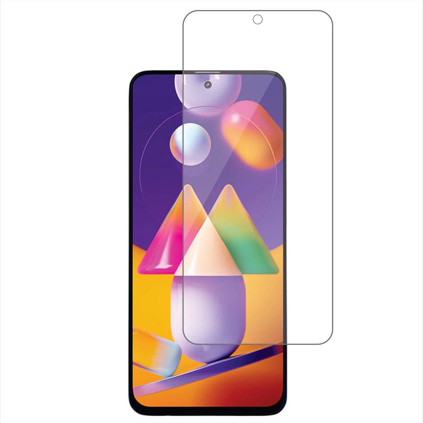 Samsung Galaxy M31s Mobile Screen Protector Glossy Mobile Screen Guard (Pack of 1)