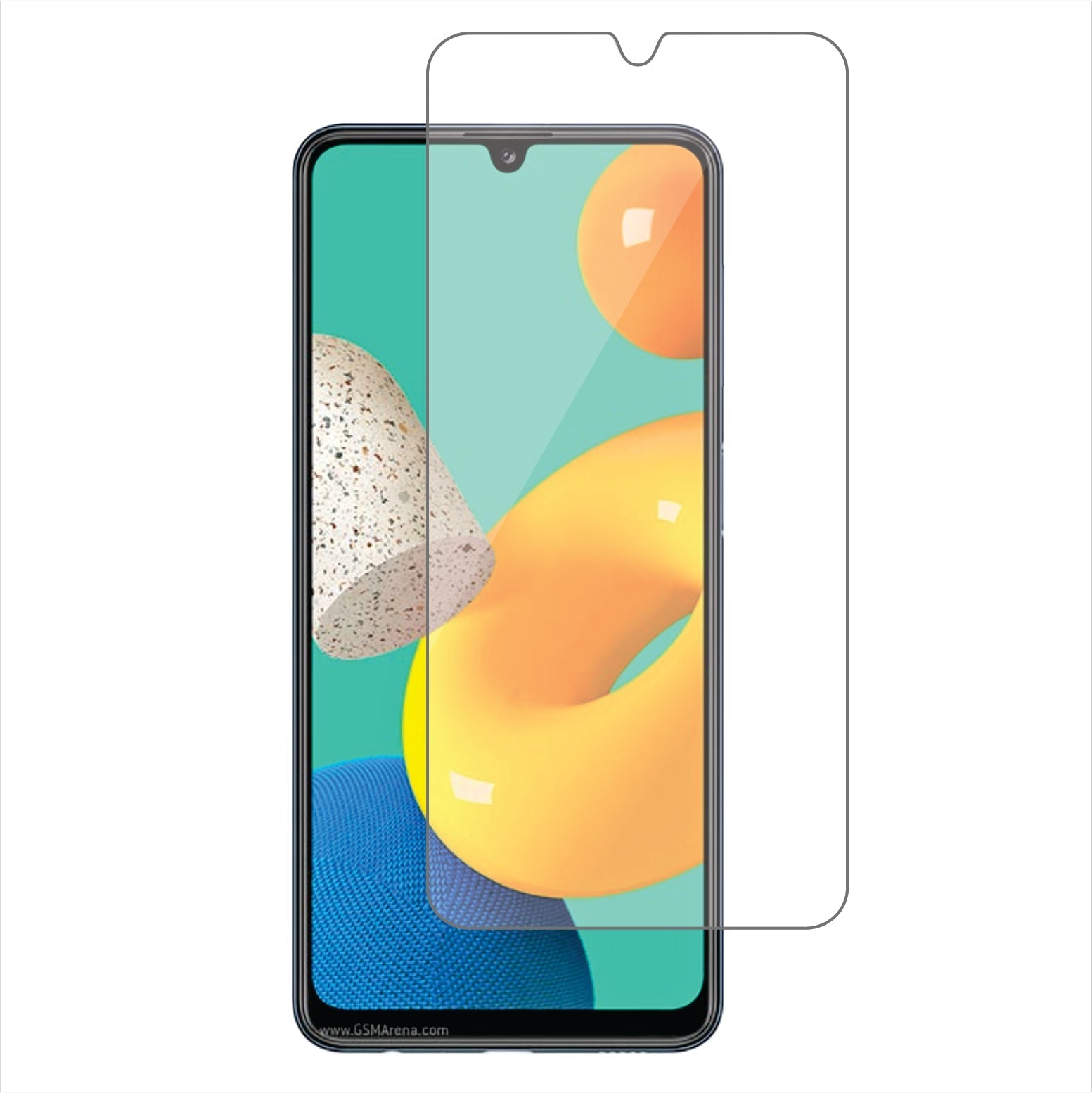 Samsung Galaxy M32 Mobile Screen Protector Glossy Mobile Screen Guard (Pack of 1)