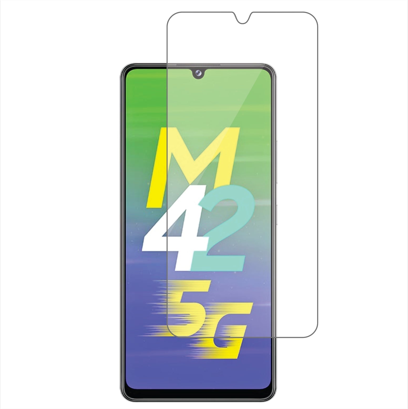 Samsung Galaxy M42 5G Mobile Screen Protector Glossy Mobile Screen Guard (Pack of 1)