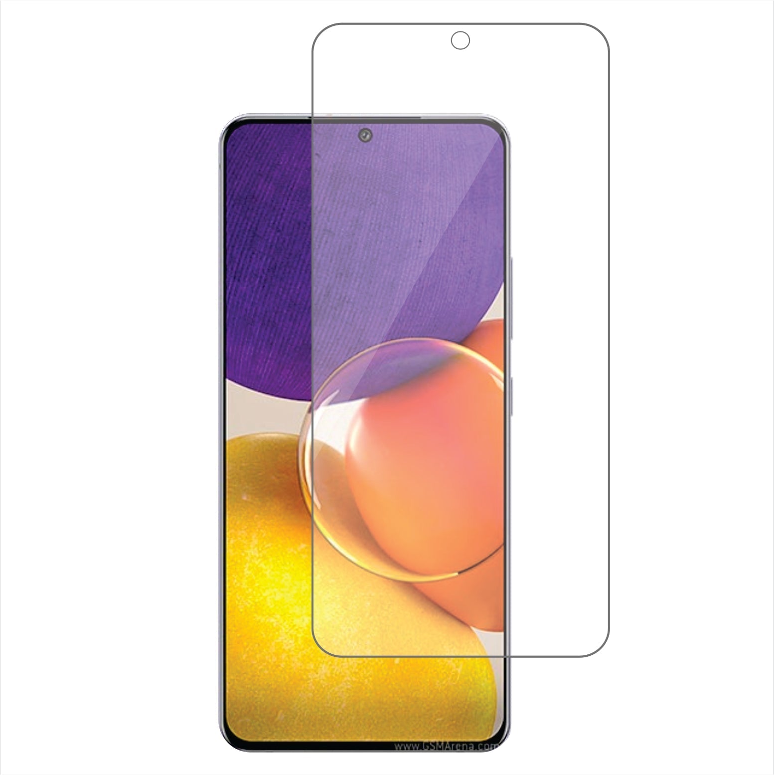 Samsung Galaxy Quantum 2 Mobile Screen Protector Glossy Mobile Screen Guard (Pack of 1)