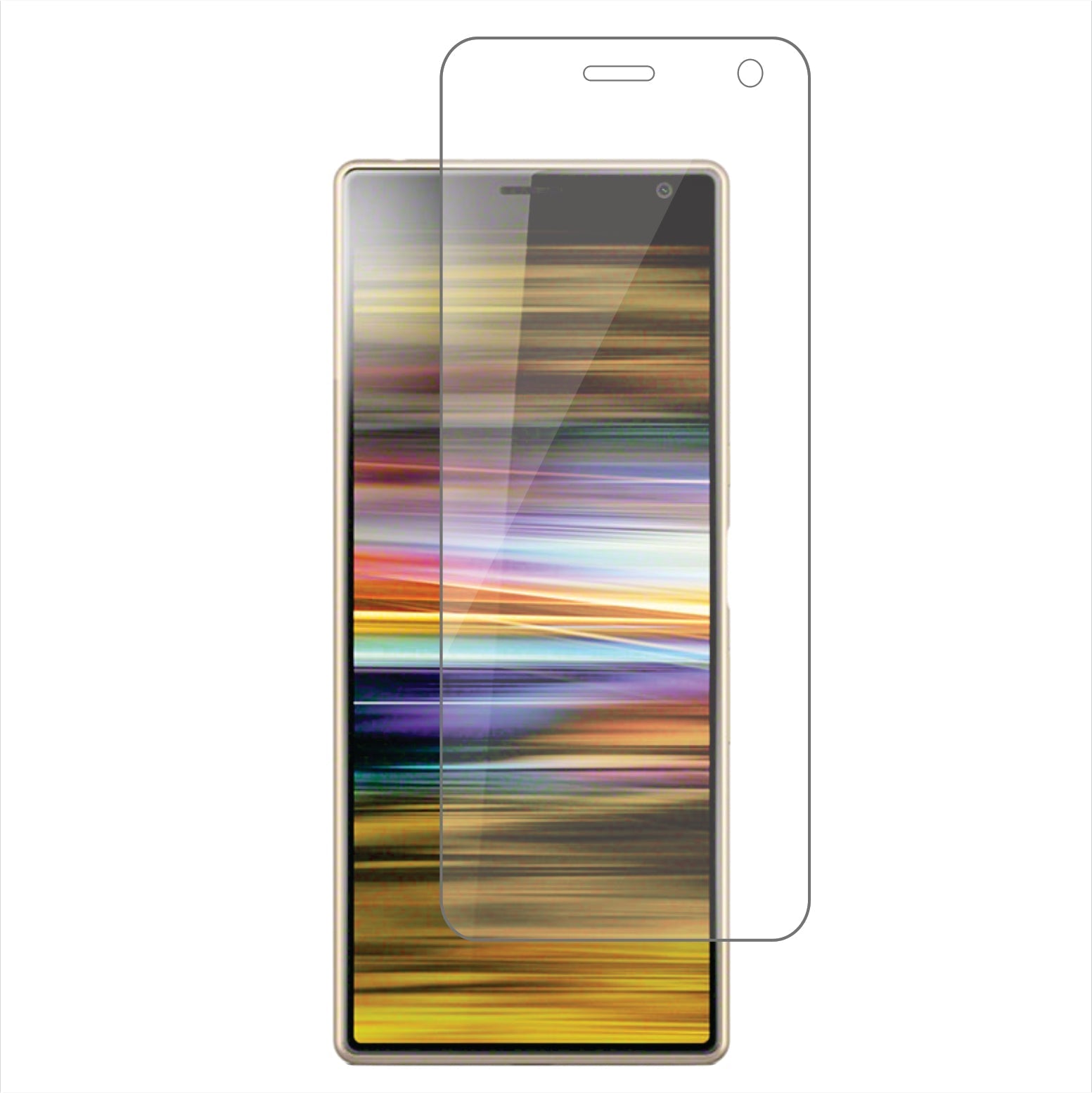 Sony Xperia 10 Plus Mobile Screen Protector Glossy Mobile Screen Guard (Pack of 1)
