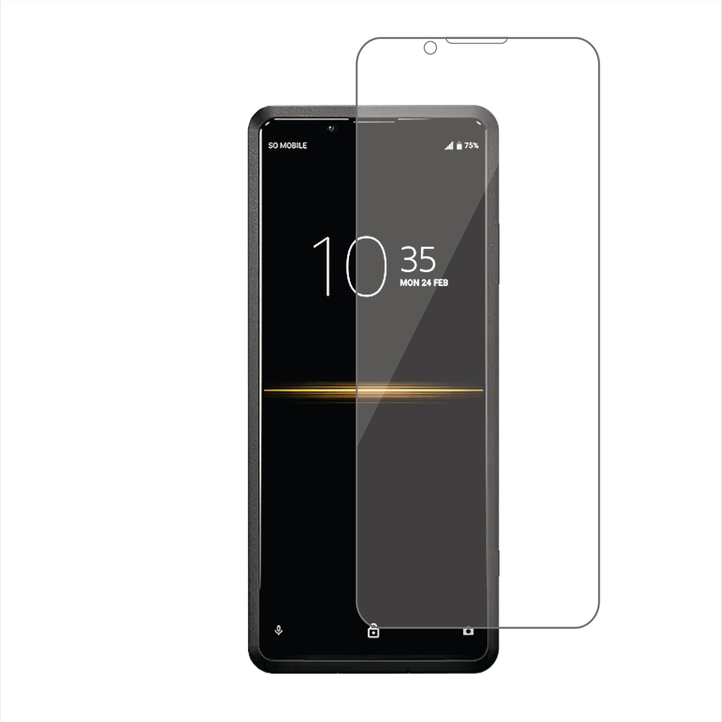 Sony Xperia Pro Mobile Screen Protector Glossy Mobile Screen Guard (Pack of 1)