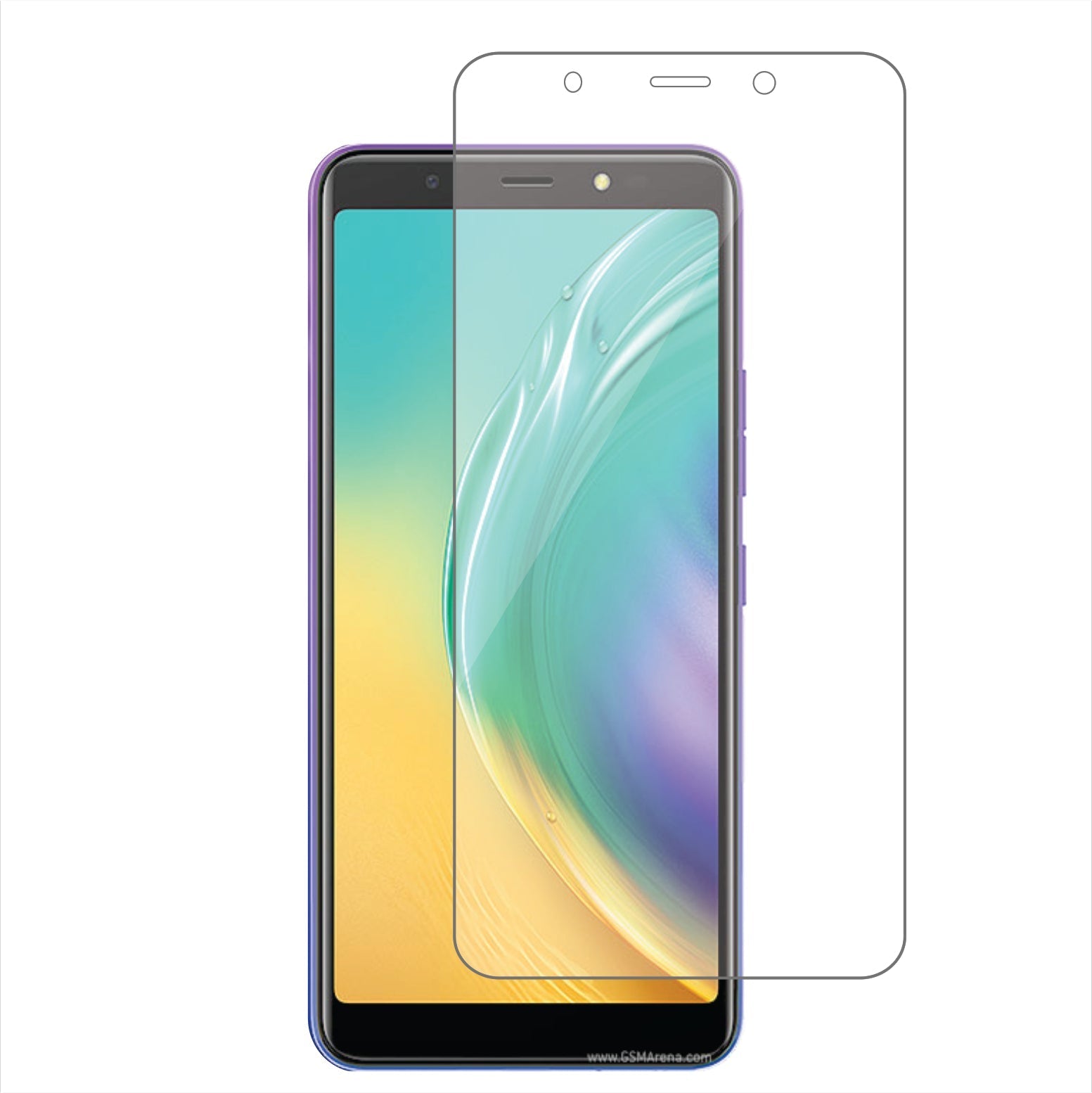 Tecno Pop 4 Mobile Screen Protector Glossy Mobile Screen Guard (Pack of 1)